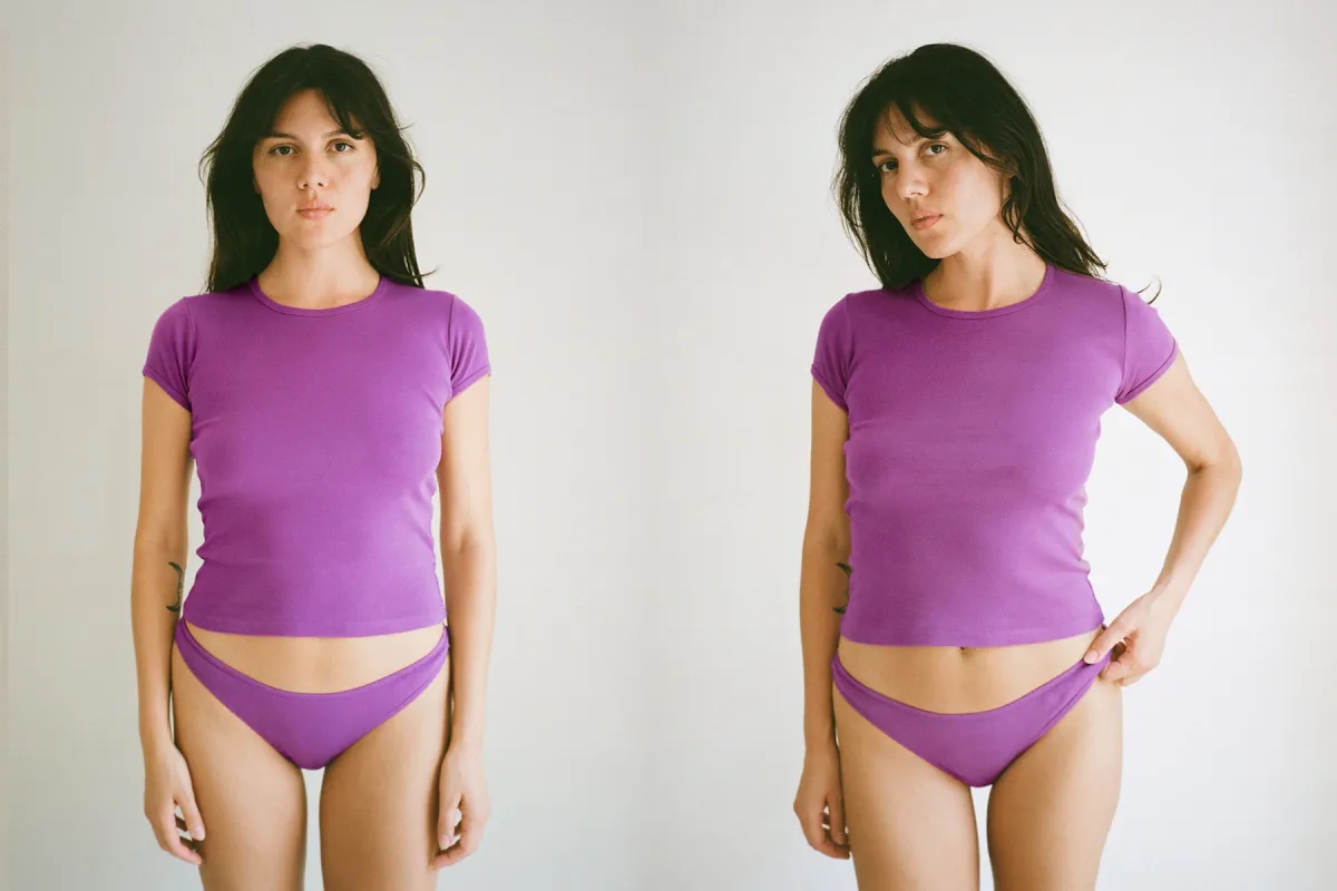 Bellevue Tee - Fig sold by Gil Rodriguez