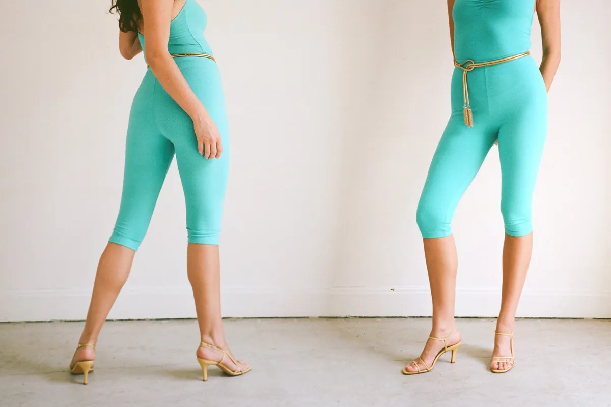 Capri Legging - Aqua sold by Gil Rodriguez