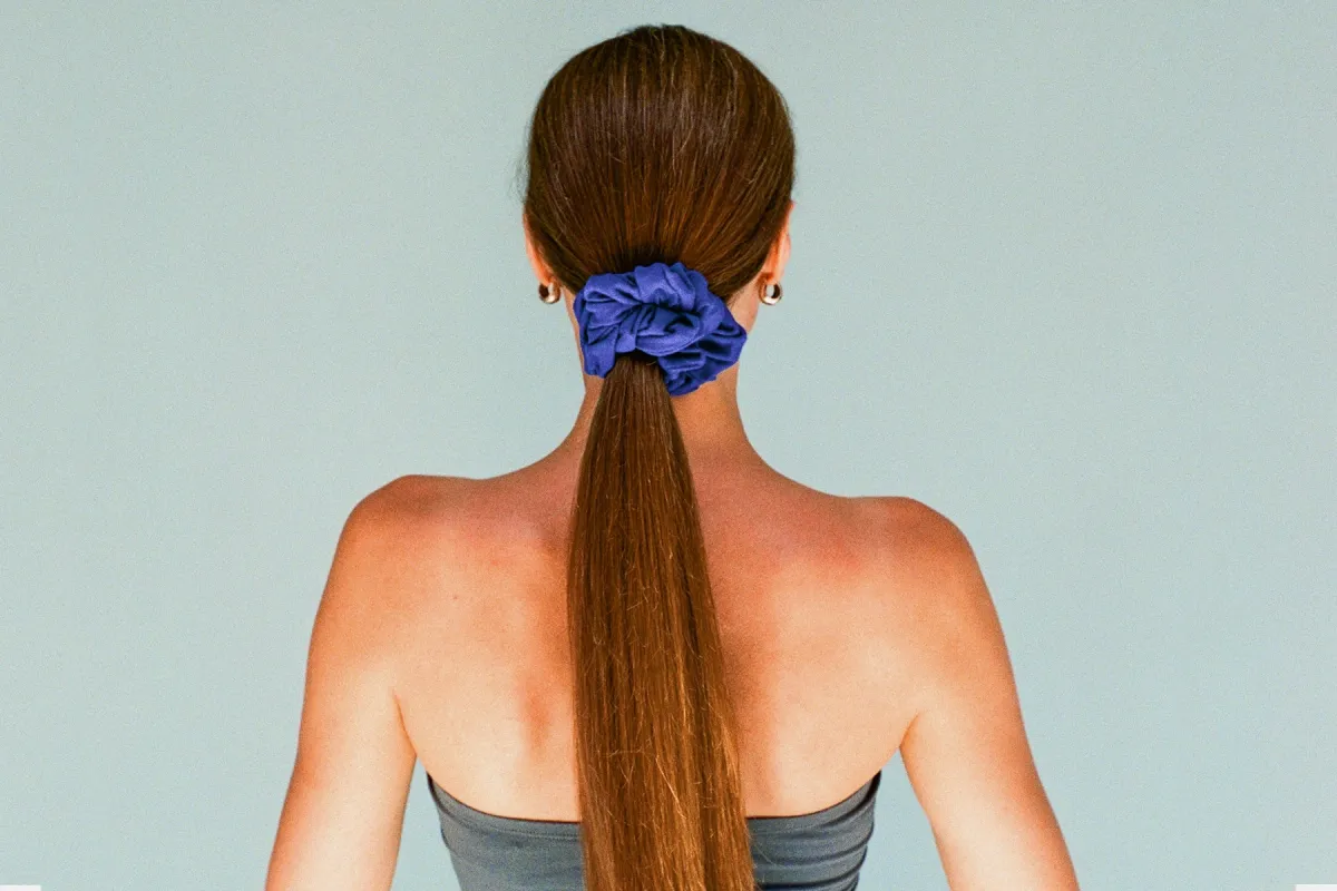 Classic Scrunchie - Lapis sold by Gil Rodriguez