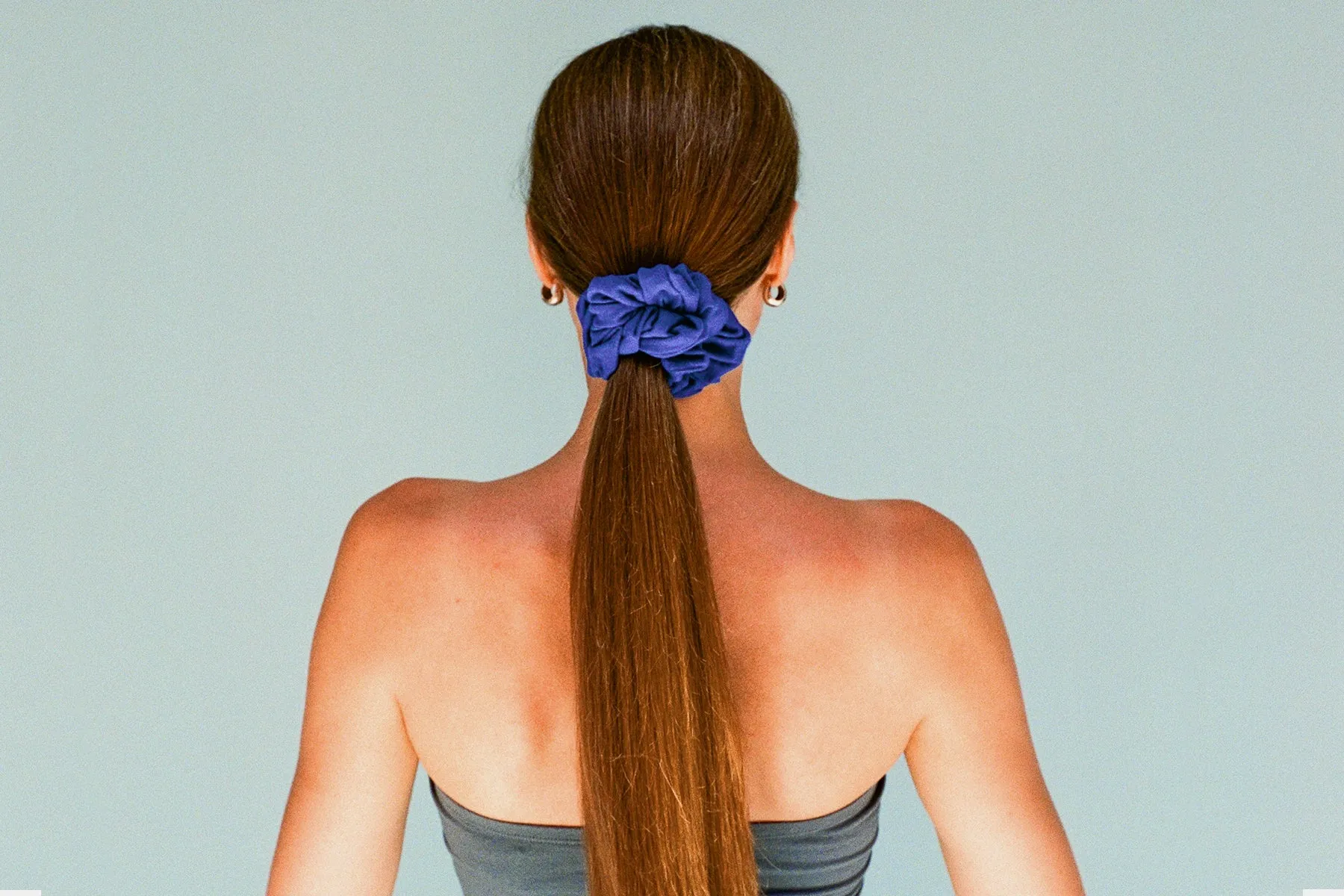 Classic Scrunchie - Lapis sold by Gil Rodriguez