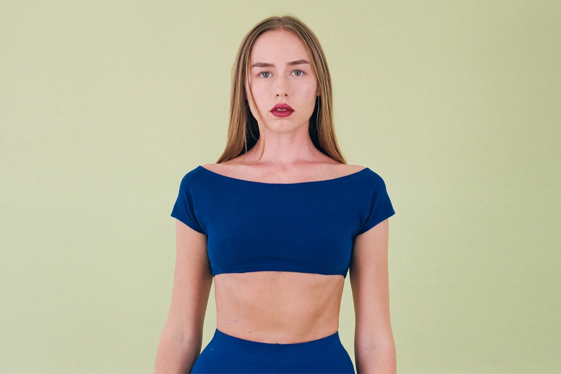 Salinas Crop Top - Lapis sold by Gil Rodriguez product image thumbnail 2