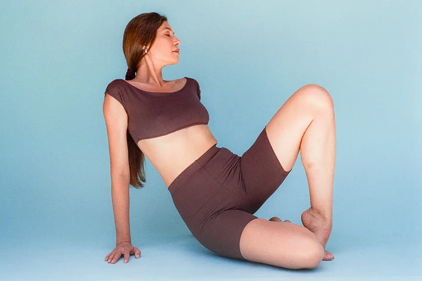 Salinas Crop Top - Chocolate sold by Gil Rodriguez product image thumbnail 2