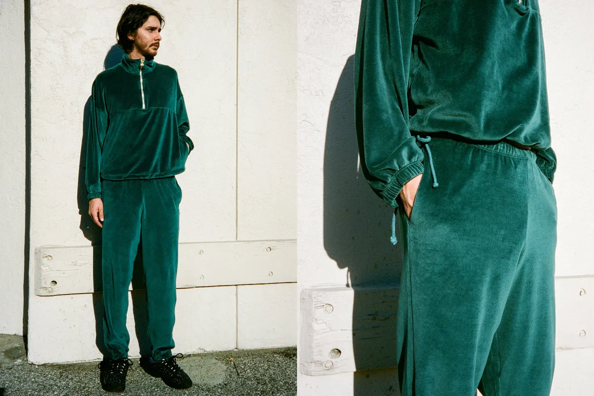 Velour Oaks Sweatpant - Pine (2nd Quality) made by Gil Rodriguez