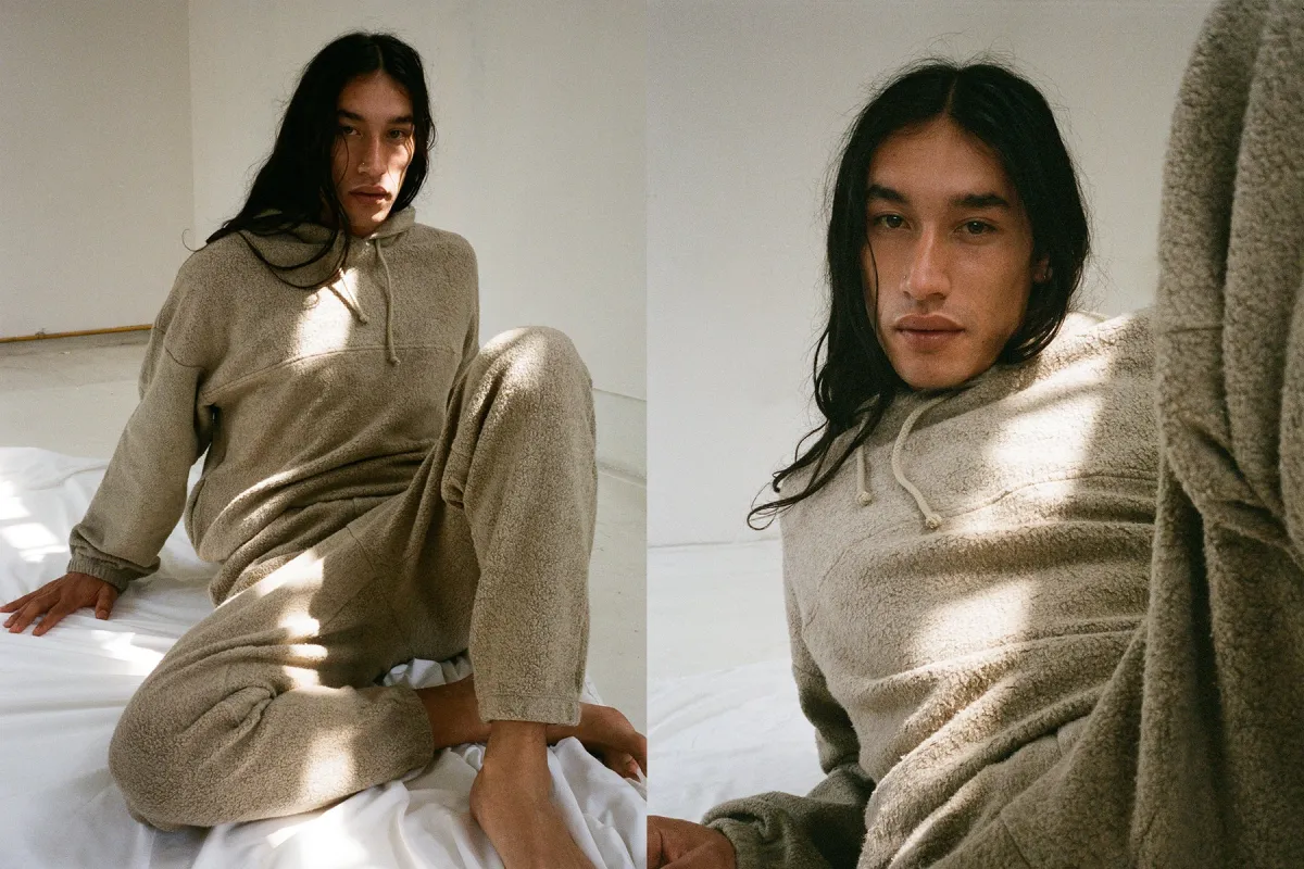 Sami Sherpa Hoodie - Heather Toffee sold by Gil Rodriguez