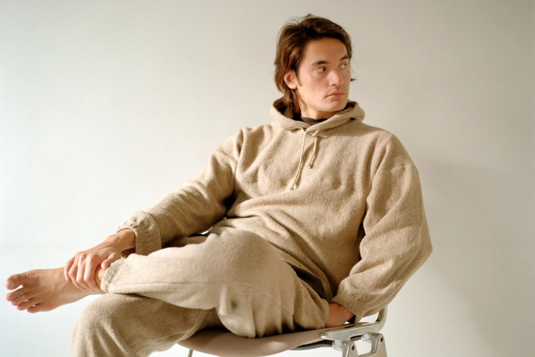 Sami Sherpa Hoodie - Heather Toffee sold by Gil Rodriguez product image thumbnail 3
