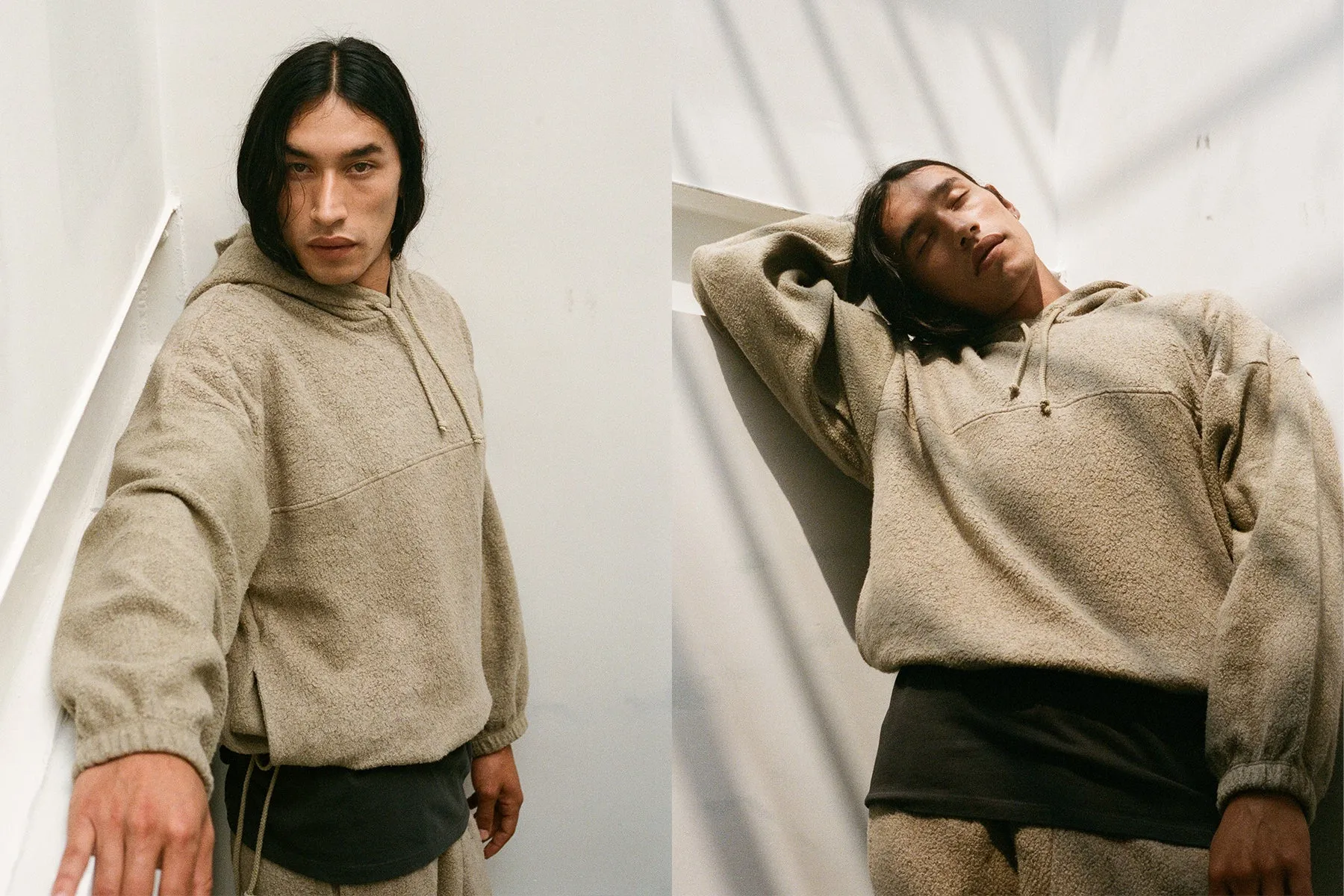 Sami Sherpa Hoodie - Heather Toffee sold by Gil Rodriguez product image thumbnail 2