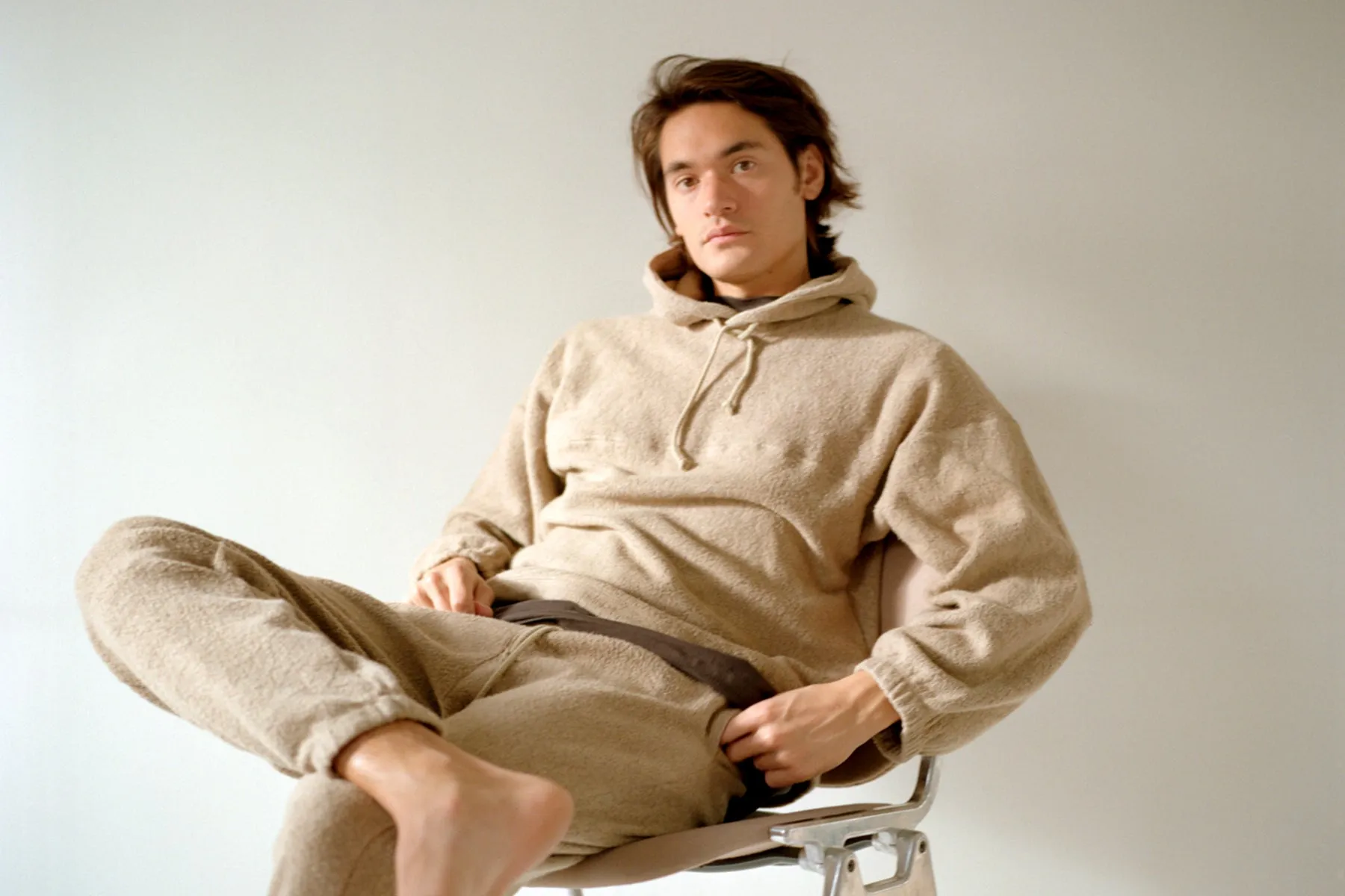 Sami Sherpa Hoodie - Heather Toffee sold by Gil Rodriguez product image thumbnail 4