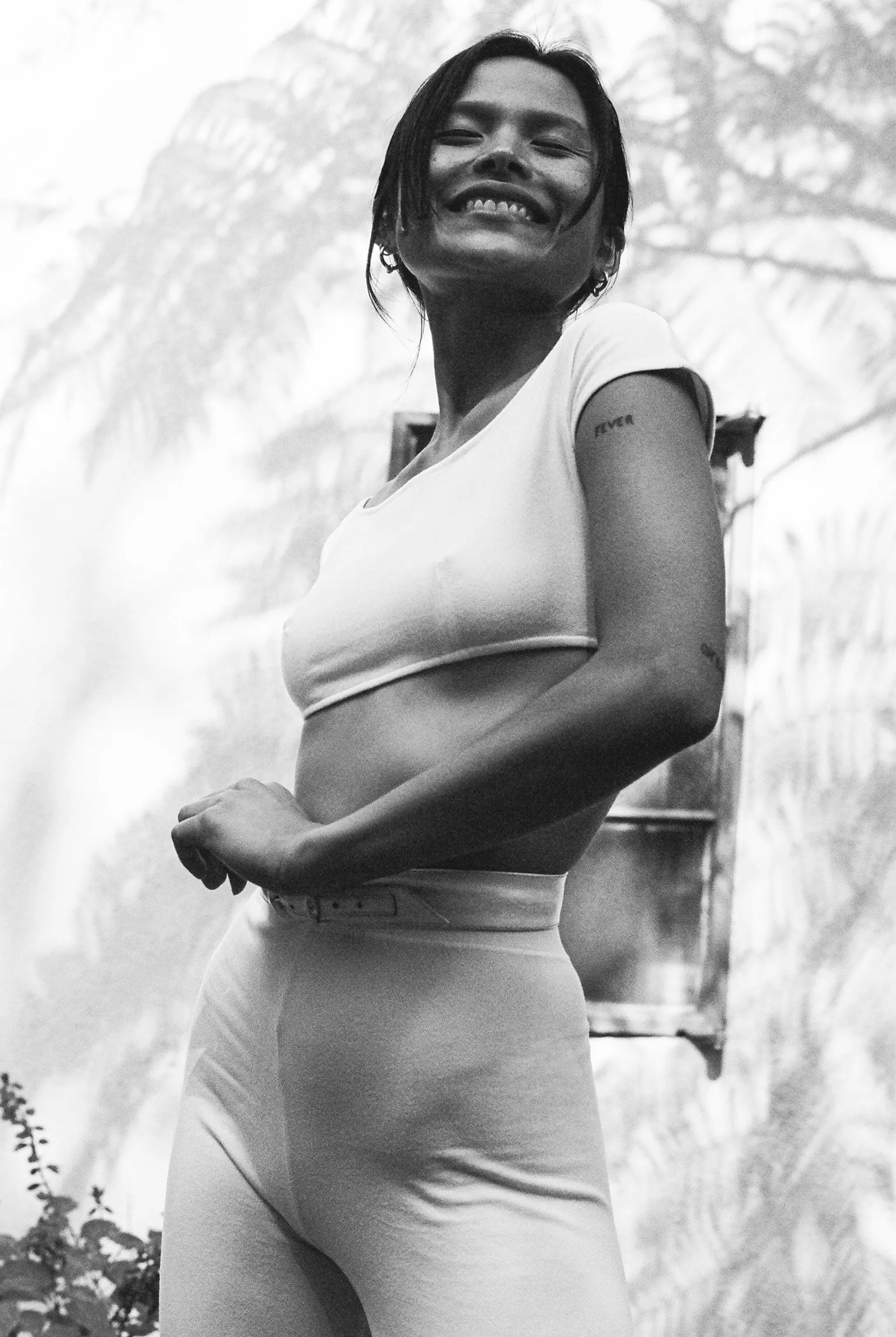 Salinas Crop Top - White sold by Gil Rodriguez product image thumbnail 5