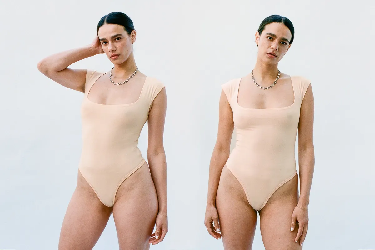 El Tigre Bodysuit - Palest Peach made by Gil Rodriguez