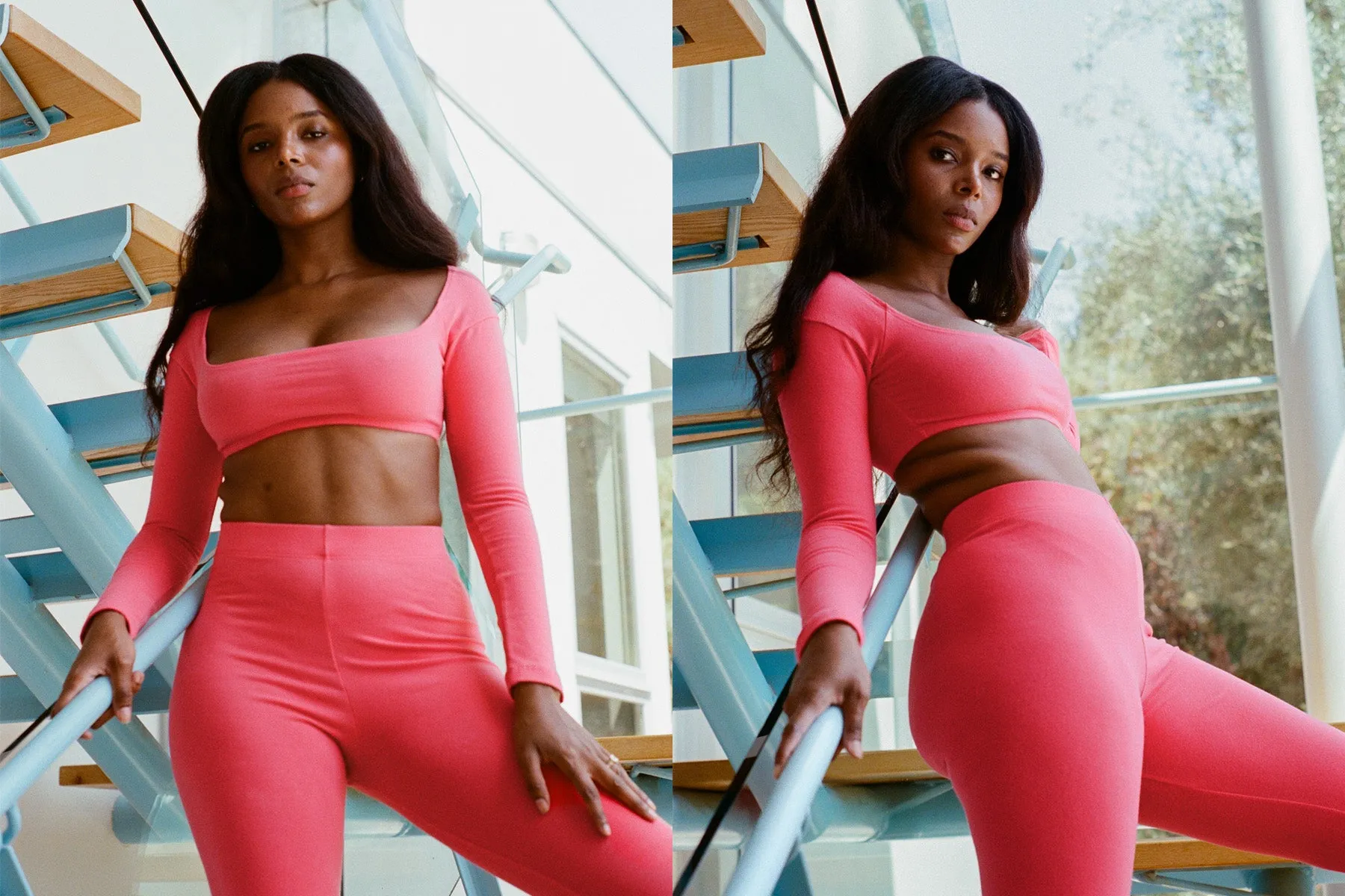 El Tigre Chiquito L/S Crop Top - Hibiscus sold by Gil Rodriguez product image thumbnail 2