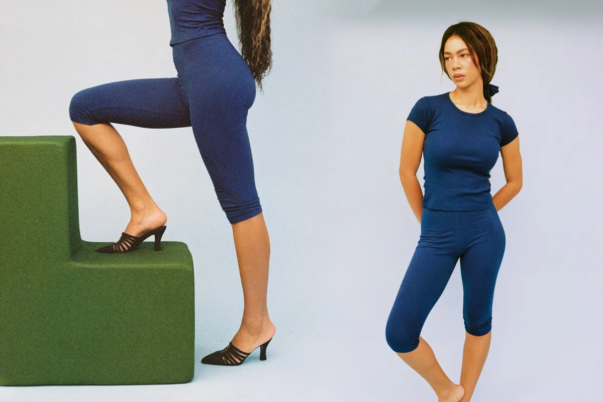 Capri Legging - Navy (2nd Quality) sold by Gil Rodriguez