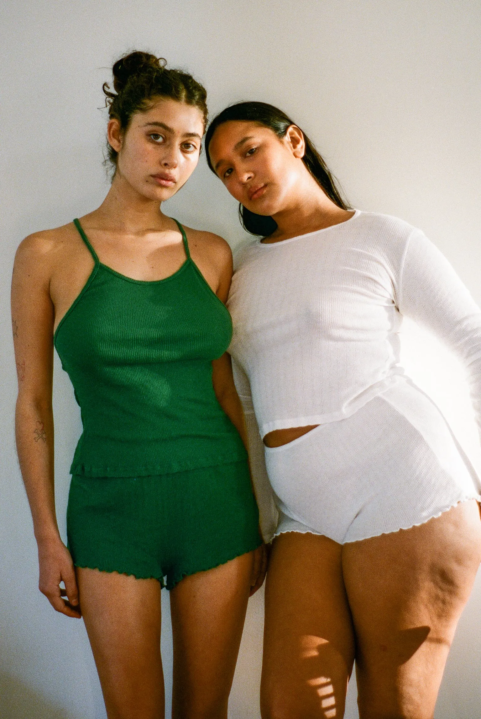 Pointelle Perla Long Sleeve Tee - White sold by Gil Rodriguez product image thumbnail 3