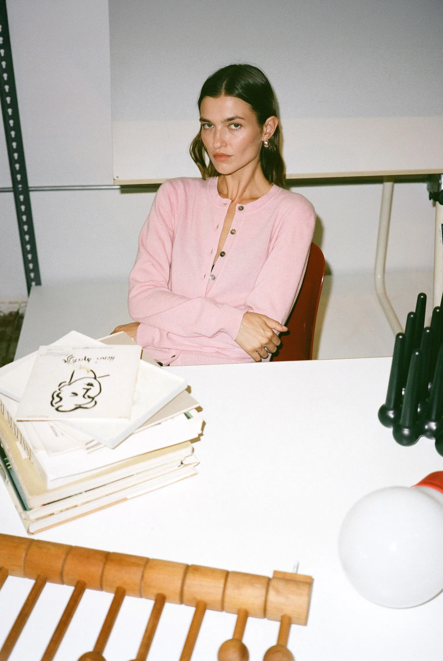 Tricot x Gil Rodriguez Cashmere Cardigan - Rosa sold by Gil Rodriguez product image thumbnail 5