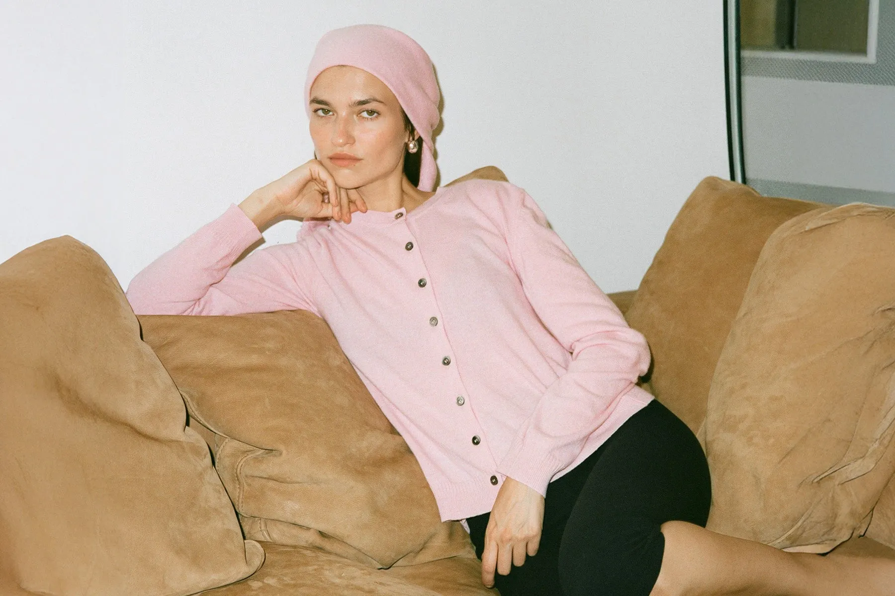 Tricot x Gil Rodriguez Cashmere Cardigan - Rosa sold by Gil Rodriguez