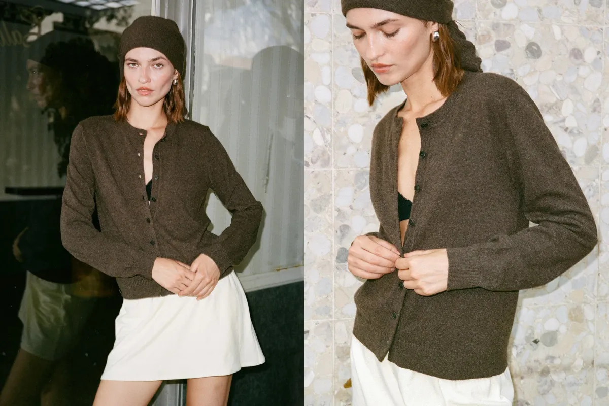 Tricot x Gil Rodriguez Cashmere Cardigan - Marmotta made by Gil Rodriguez