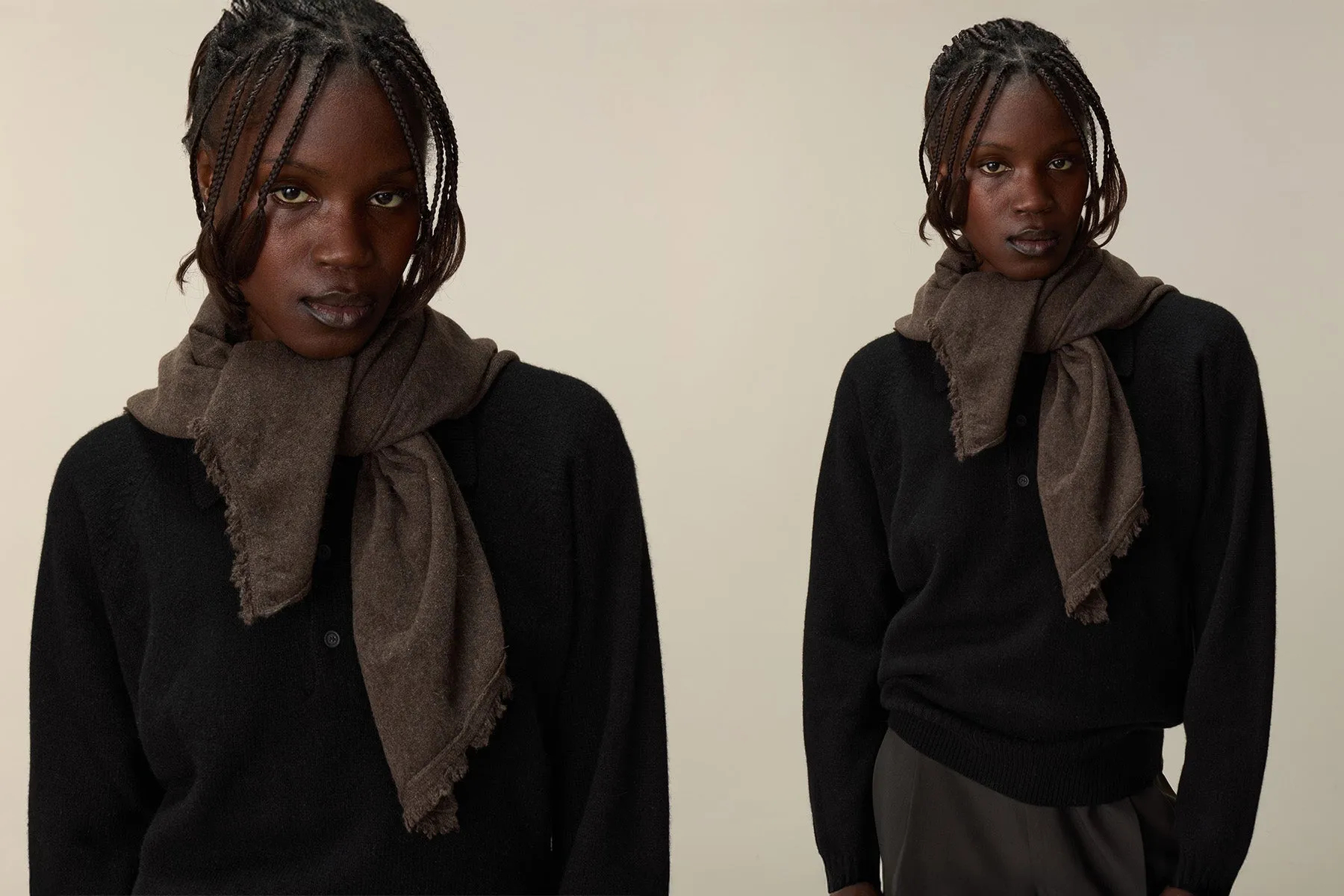 Tricot x Gil Rodriguez Cashmere Bandana - Marmotta sold by Gil Rodriguez product image thumbnail 2