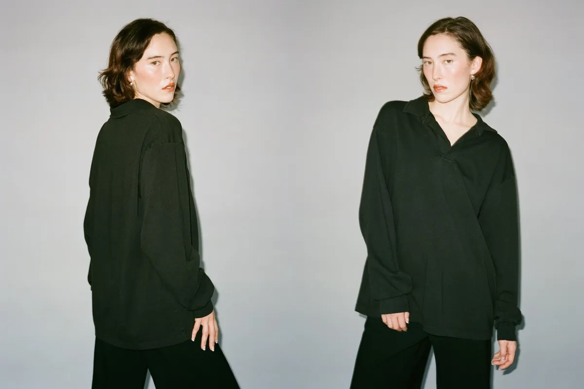 Lauren Collared Shirt - Black sold by Gil Rodriguez