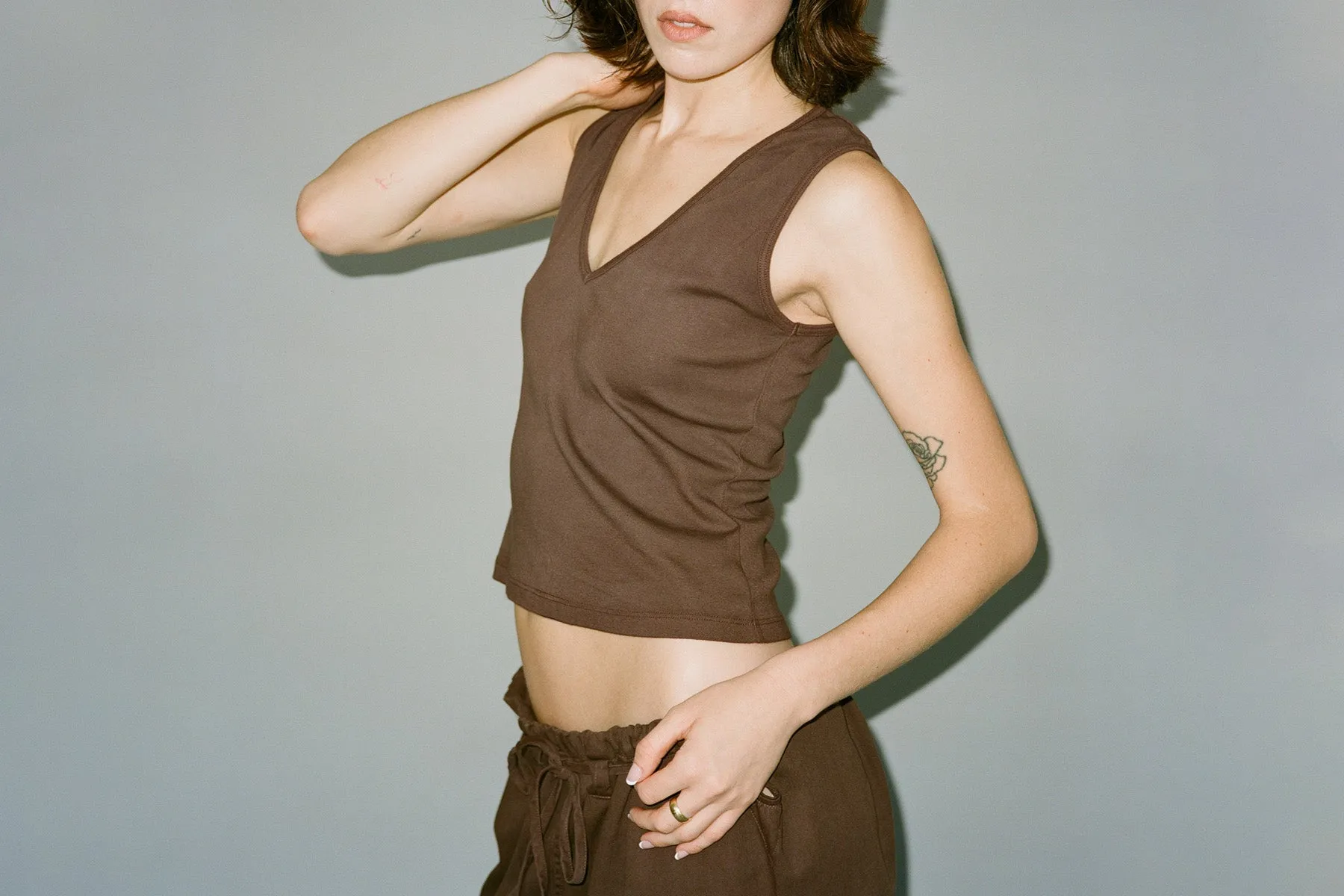 Carrie Tank - Chocolate sold by Gil Rodriguez product image thumbnail 2