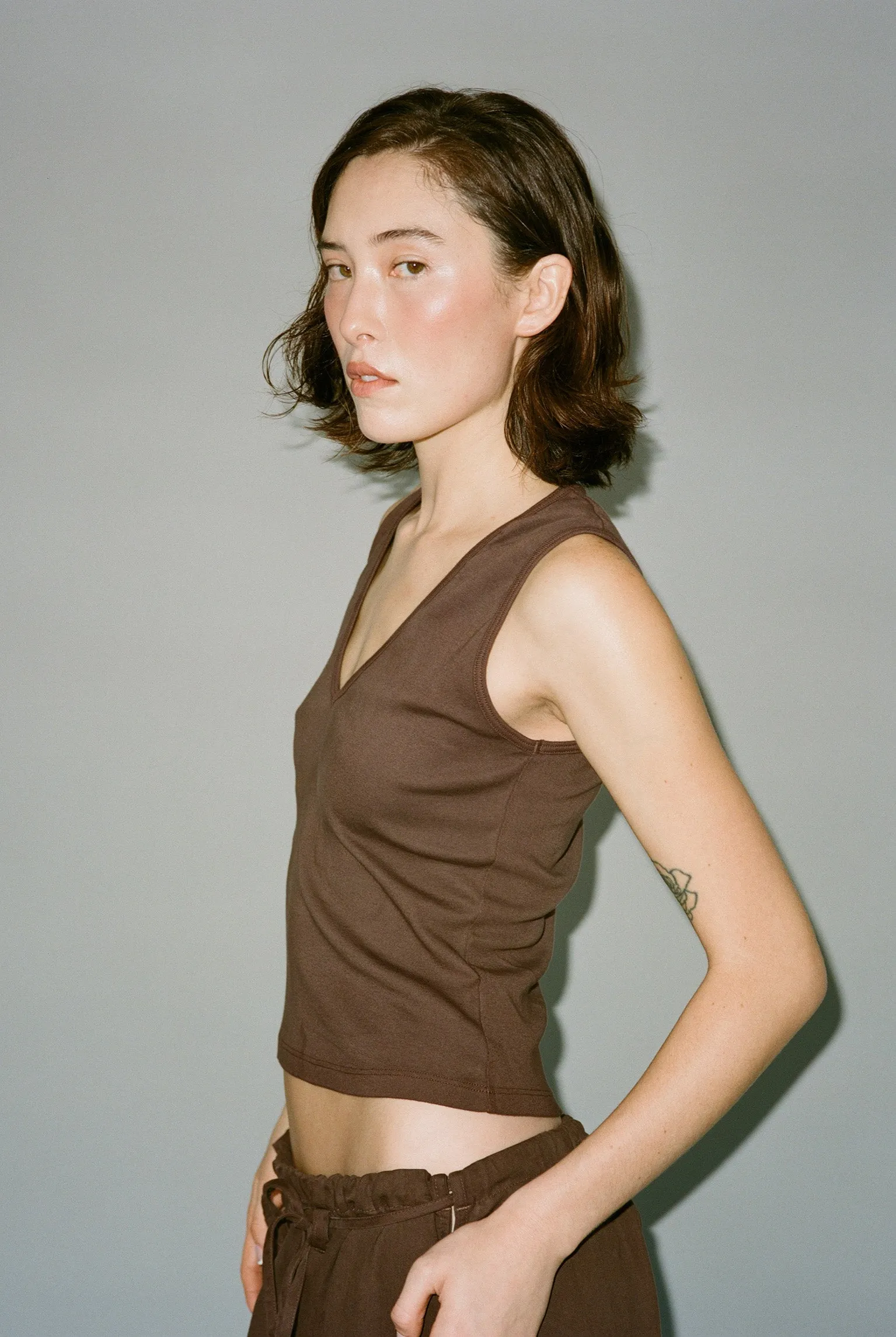 Carrie Tank - Chocolate sold by Gil Rodriguez product image thumbnail 3