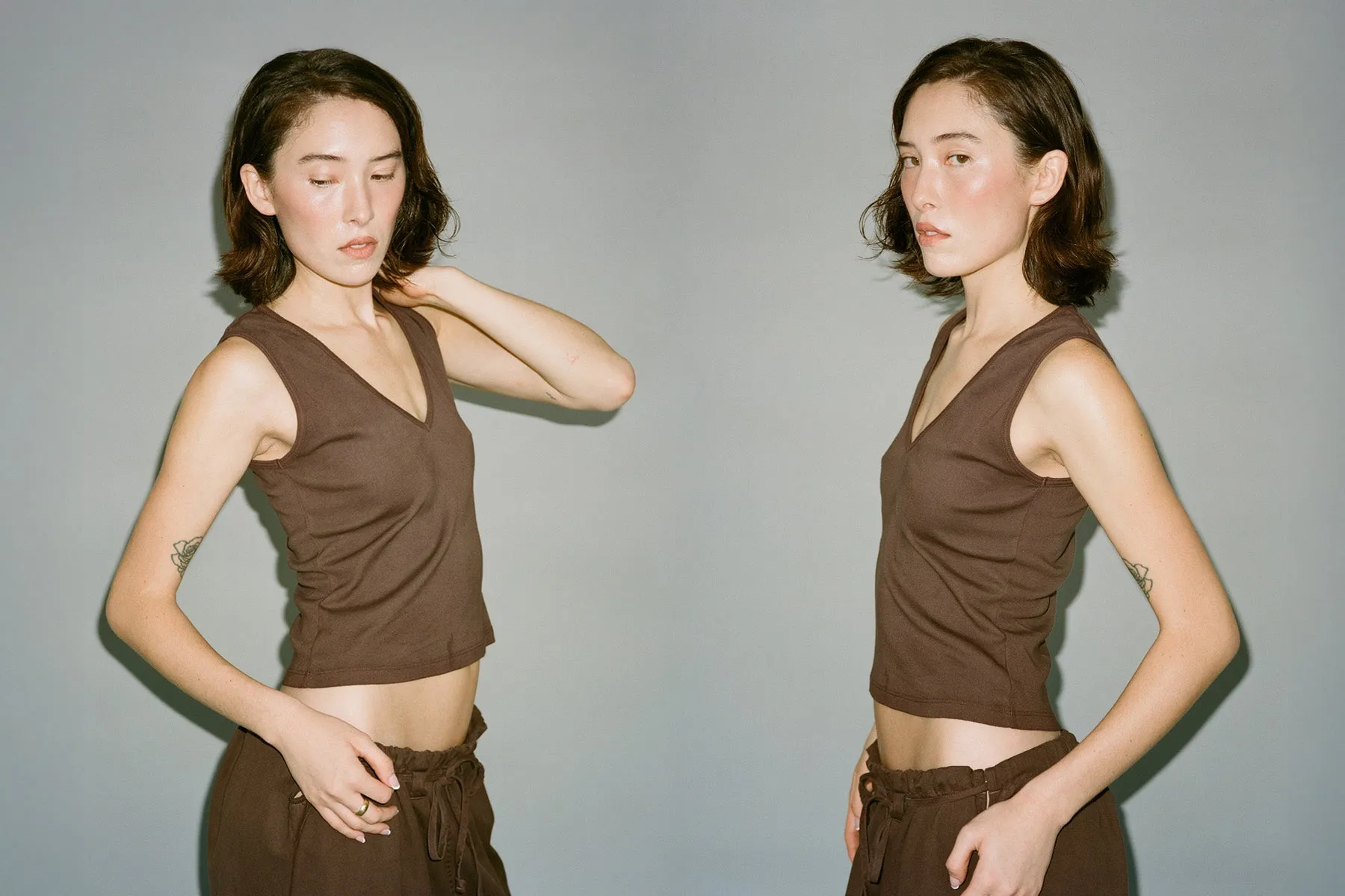 Carrie Tank - Chocolate sold by Gil Rodriguez