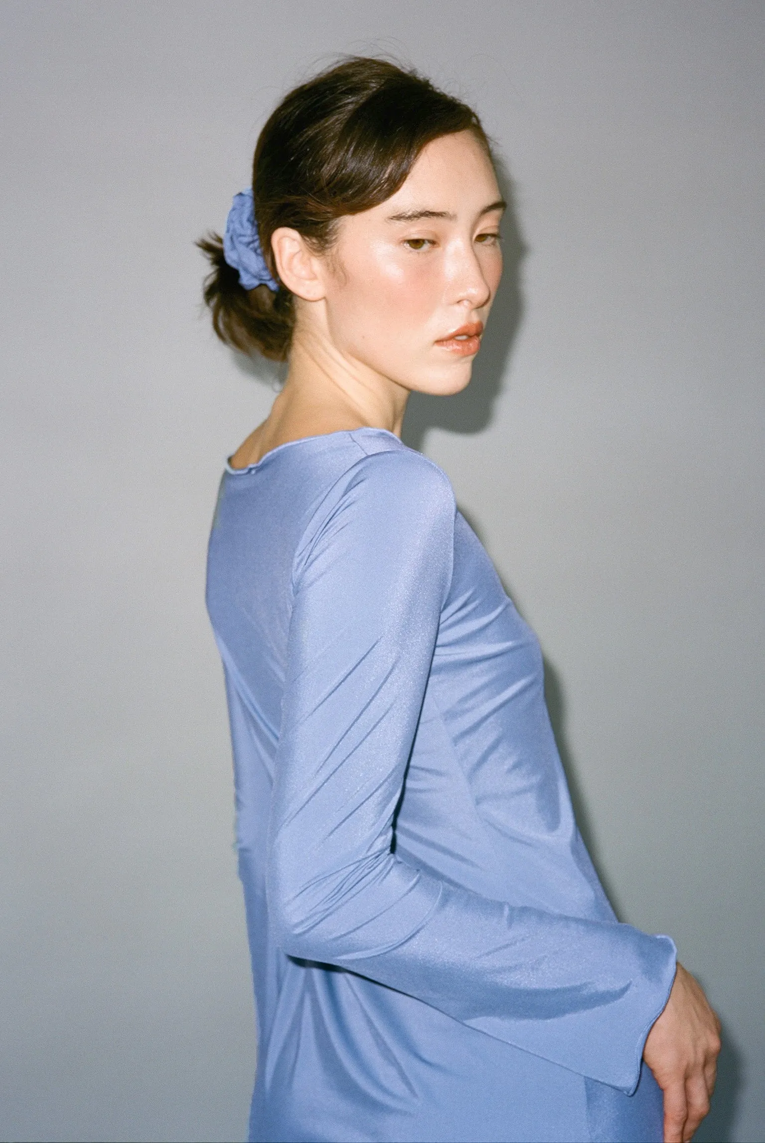 Metallic Knit Elektra Dress - Glacier sold by Gil Rodriguez product image thumbnail 4