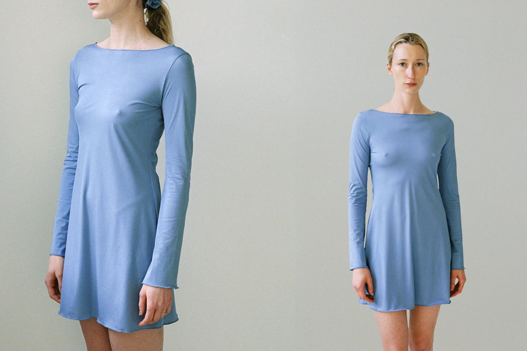 Metallic Knit Elektra Dress - Glacier sold by Gil Rodriguez product image thumbnail 2