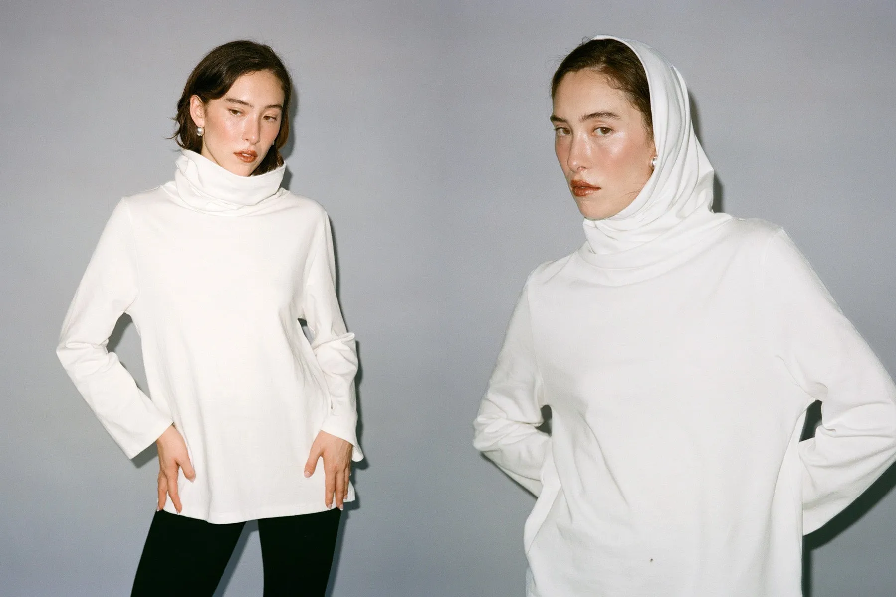 Grace Turtleneck - White sold by Gil Rodriguez