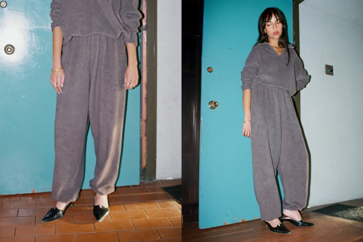 Sherpa Big Sweatpant - Deep Taupe made by Gil Rodriguez