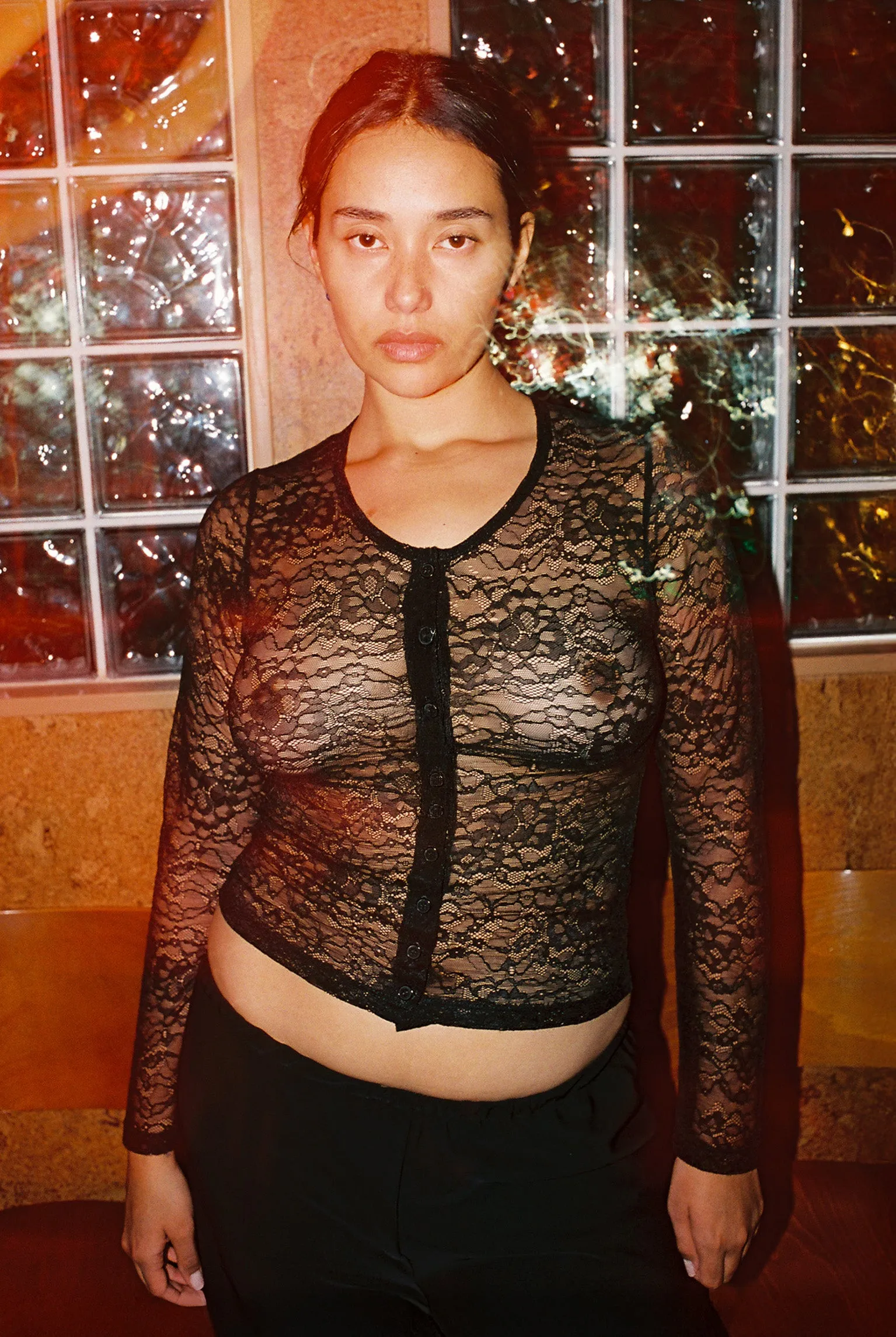 Lace Sophie Cardigan - Black sold by Gil Rodriguez product image thumbnail 5