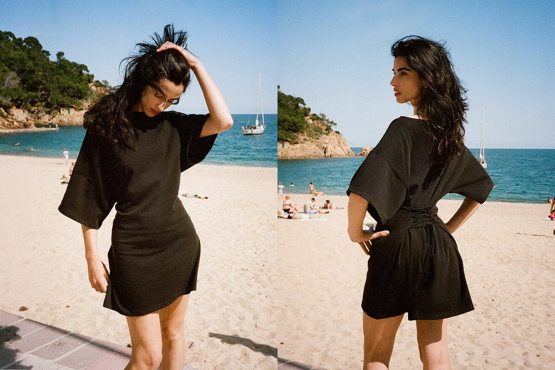 Skipper Shirt Dress - Black sold by Gil Rodriguez