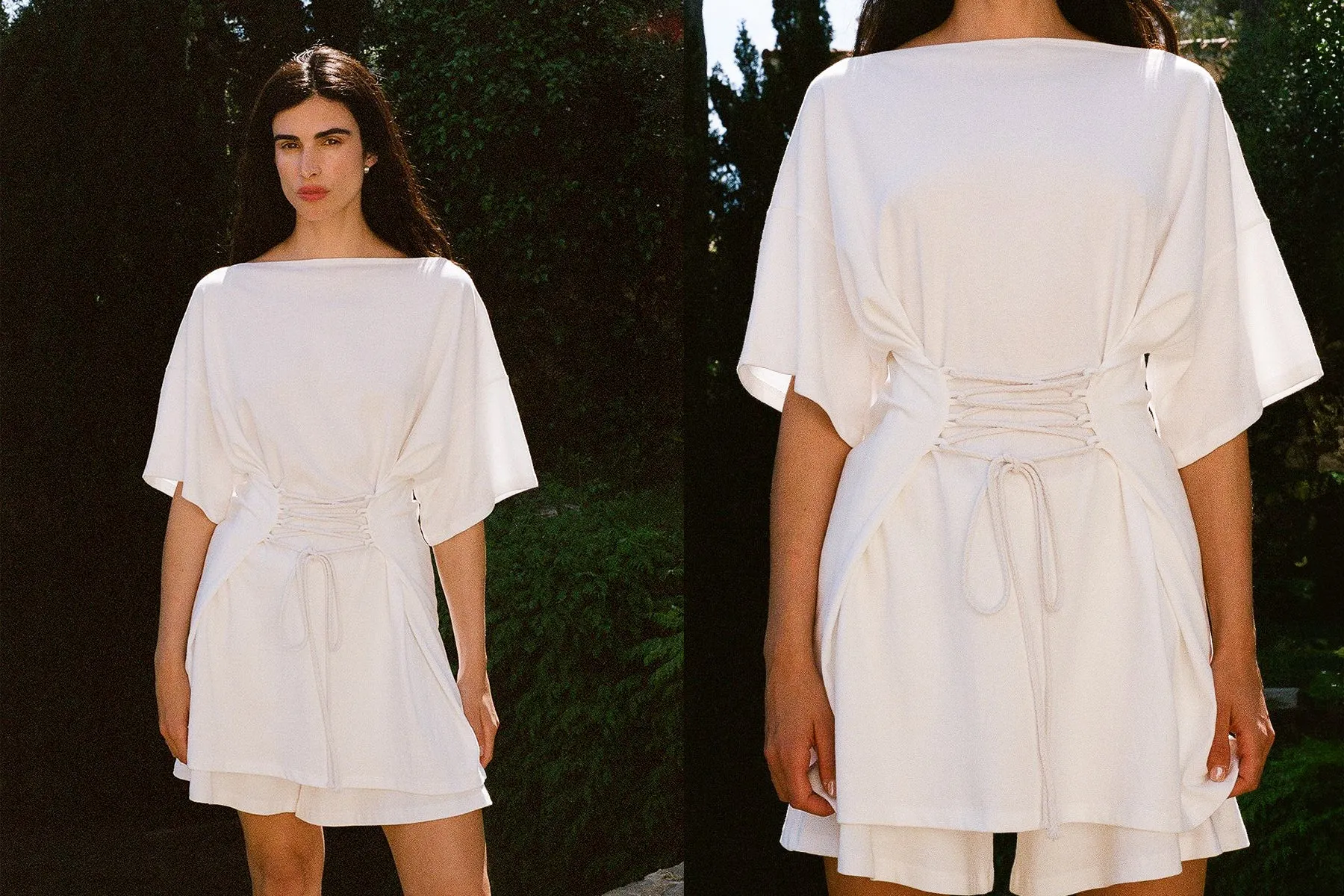 Skipper Shirt Dress - White sold by Gil Rodriguez product image thumbnail 2
