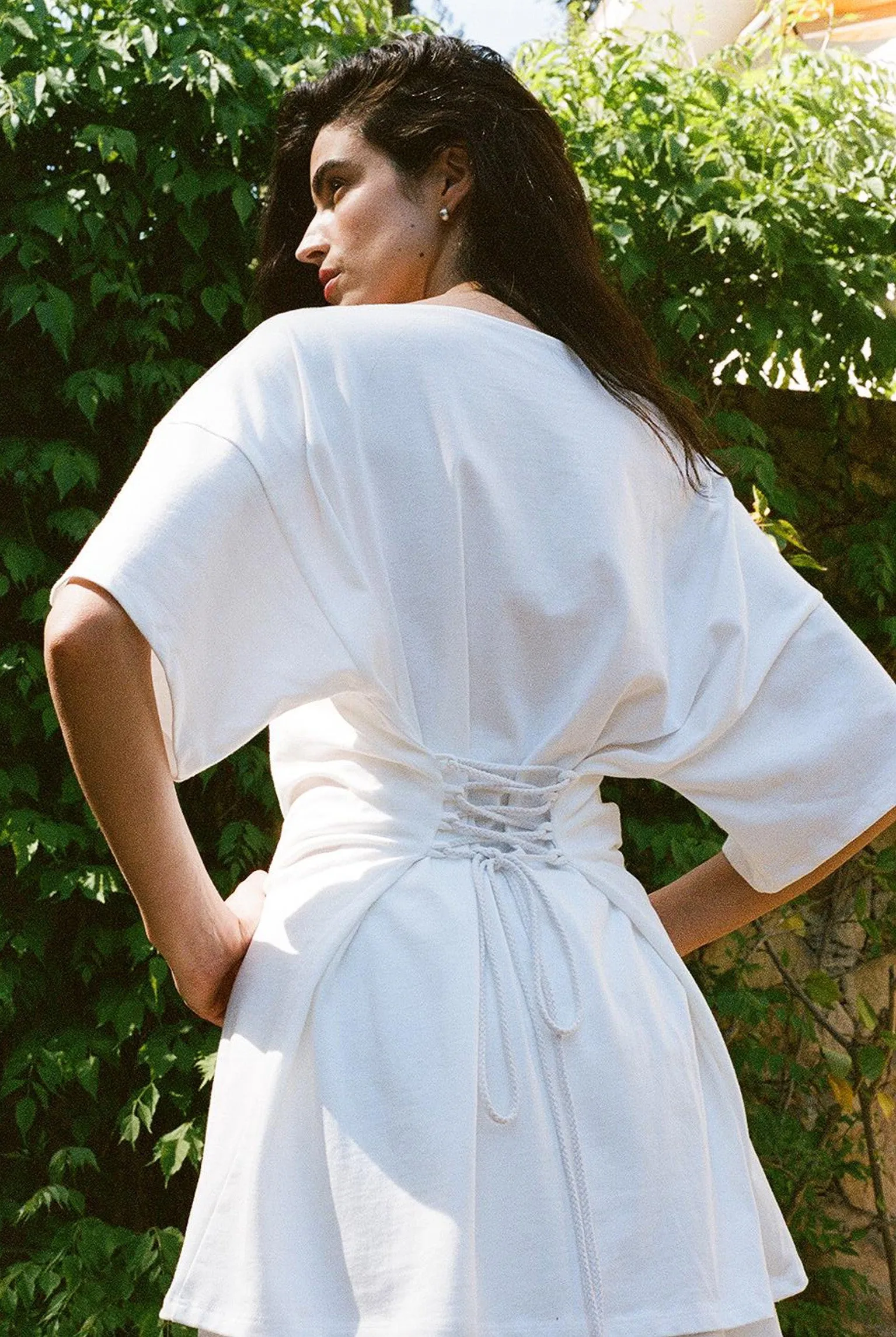 Skipper Shirt Dress - White sold by Gil Rodriguez product image thumbnail 3