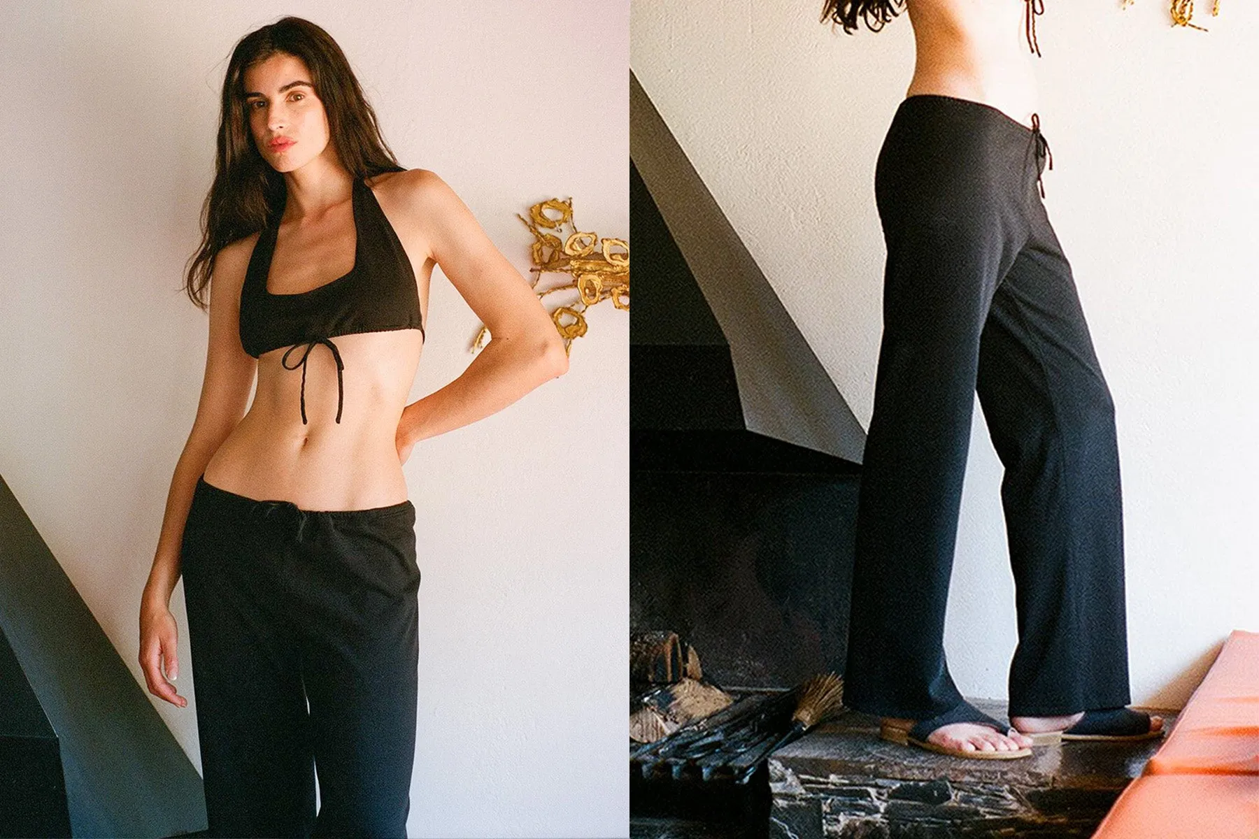 Girona Drawstring Pant - Black sold by Gil Rodriguez