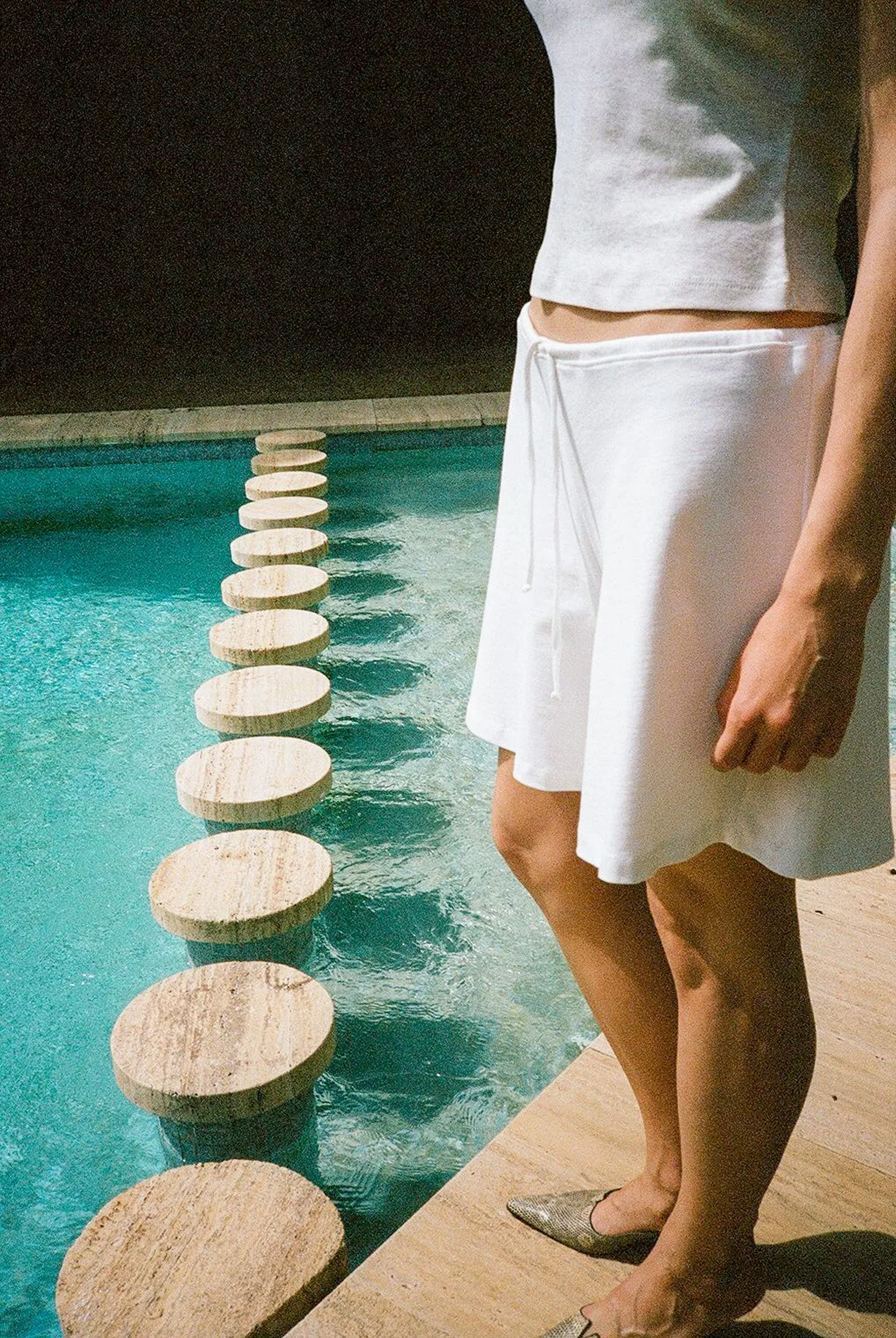 Girona Drawstring Short - White sold by Gil Rodriguez product image thumbnail 4