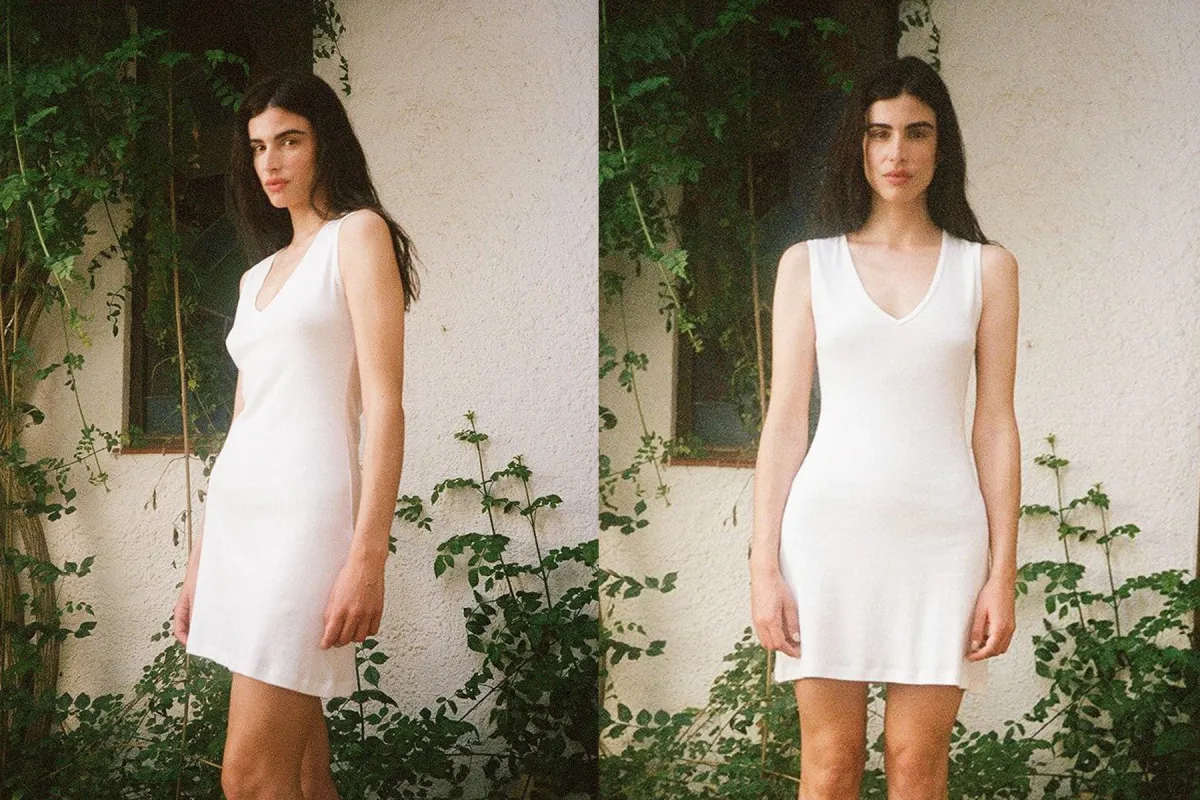 Carrie Mini Dress - White made by Gil Rodriguez