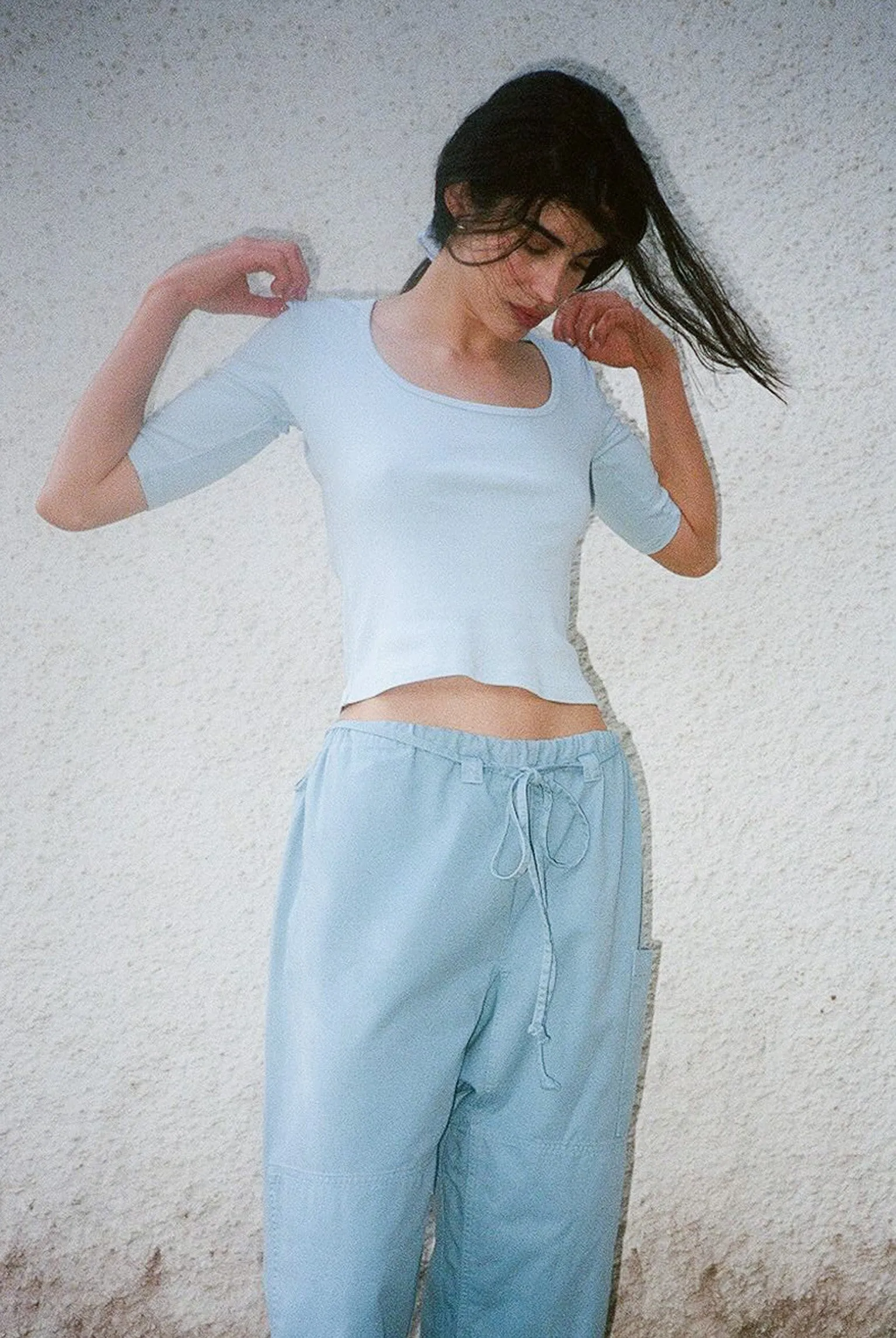 Celine Half-Sleeve Top - Lagoon sold by Gil Rodriguez product image thumbnail 4