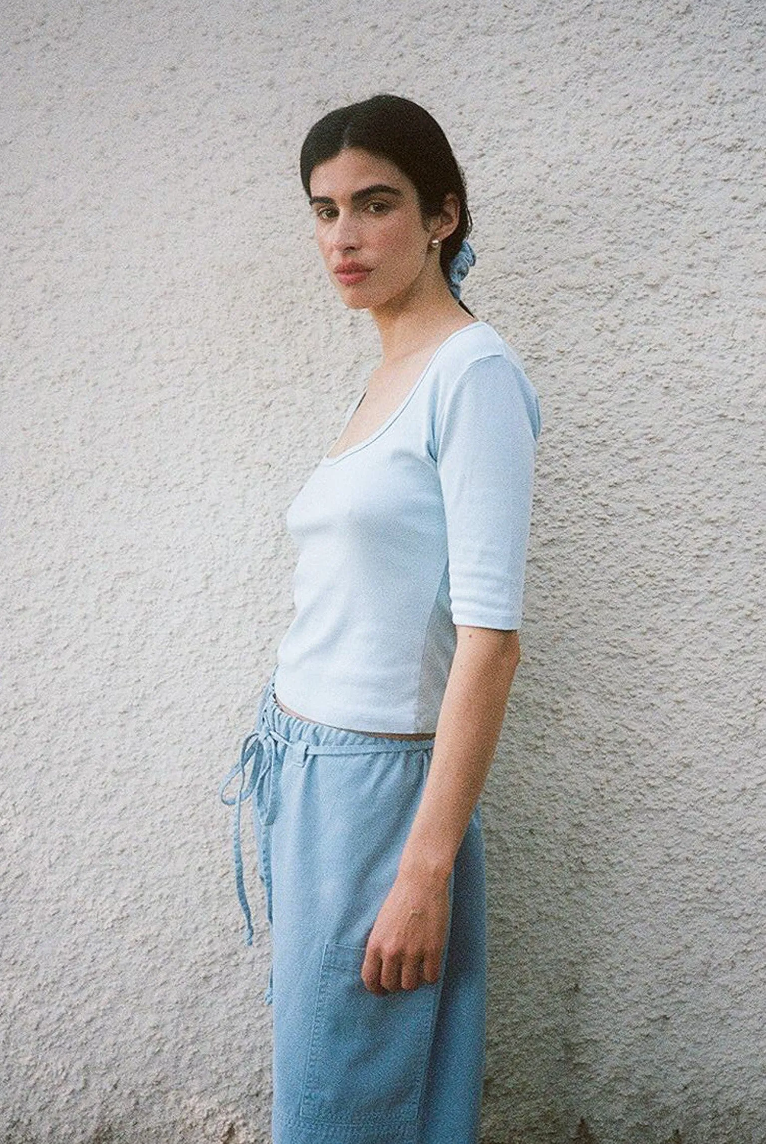 Celine Half-Sleeve Top - Lagoon sold by Gil Rodriguez product image thumbnail 5