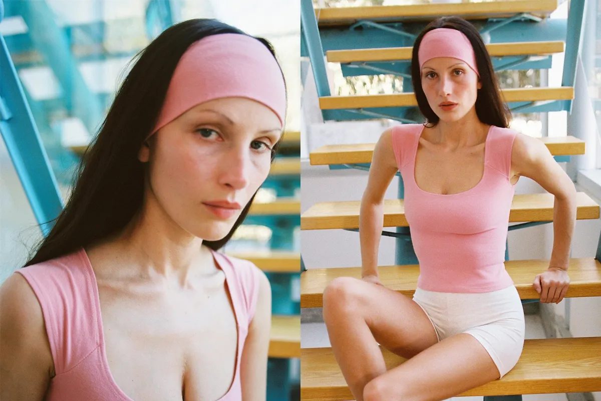 Stretch Headband - Blush made by Gil Rodriguez