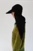 Beklina Scarf Cap Black sold by Beklina
