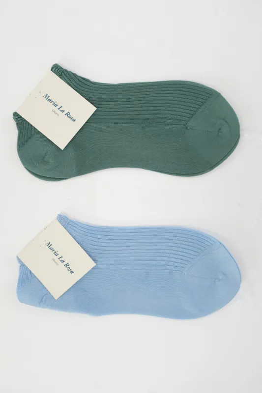 Maria La Rosa Silk Ankle Sock sold by Beklina