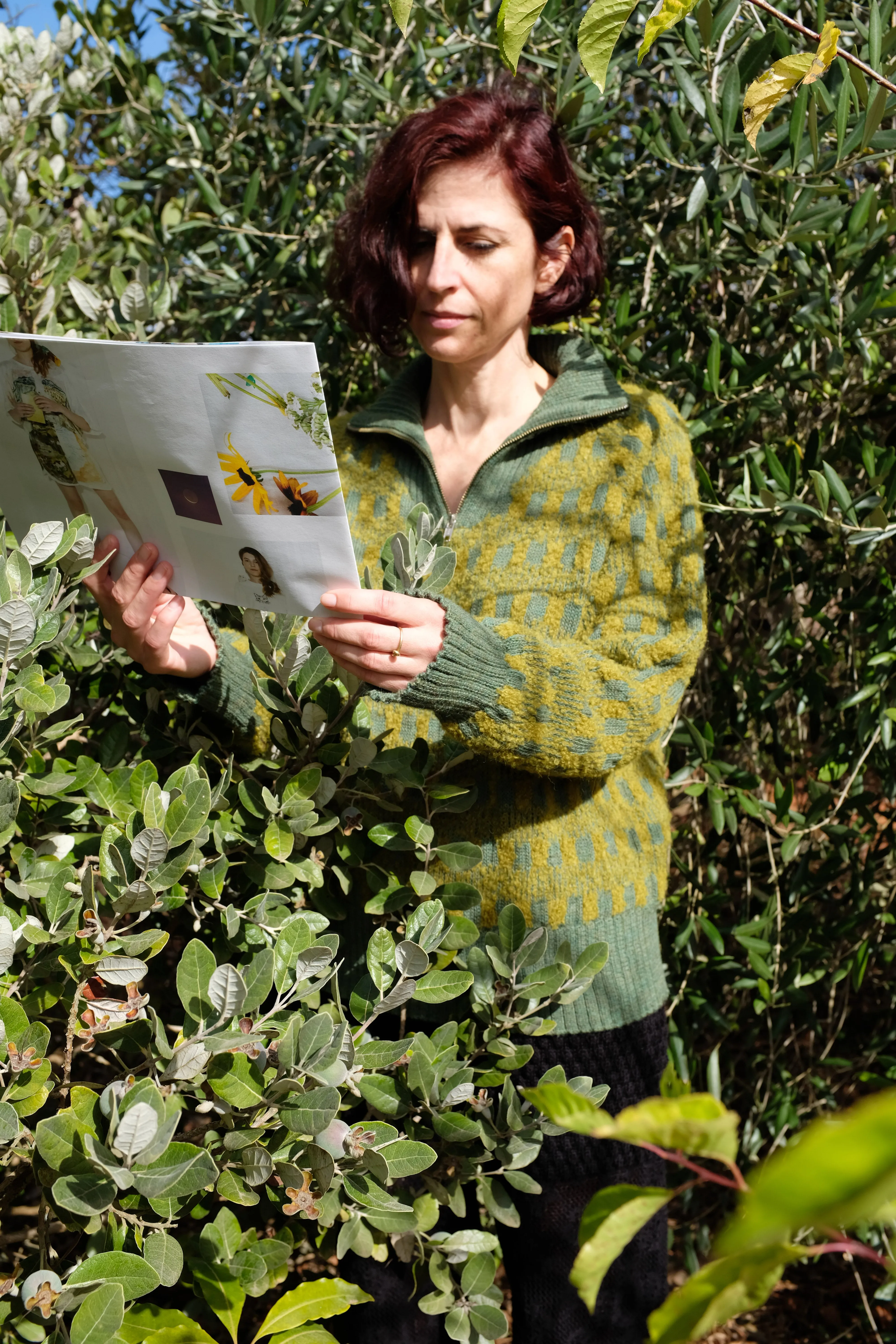 Beklina Hilma Pullover Sweater Avocado sold by Beklina