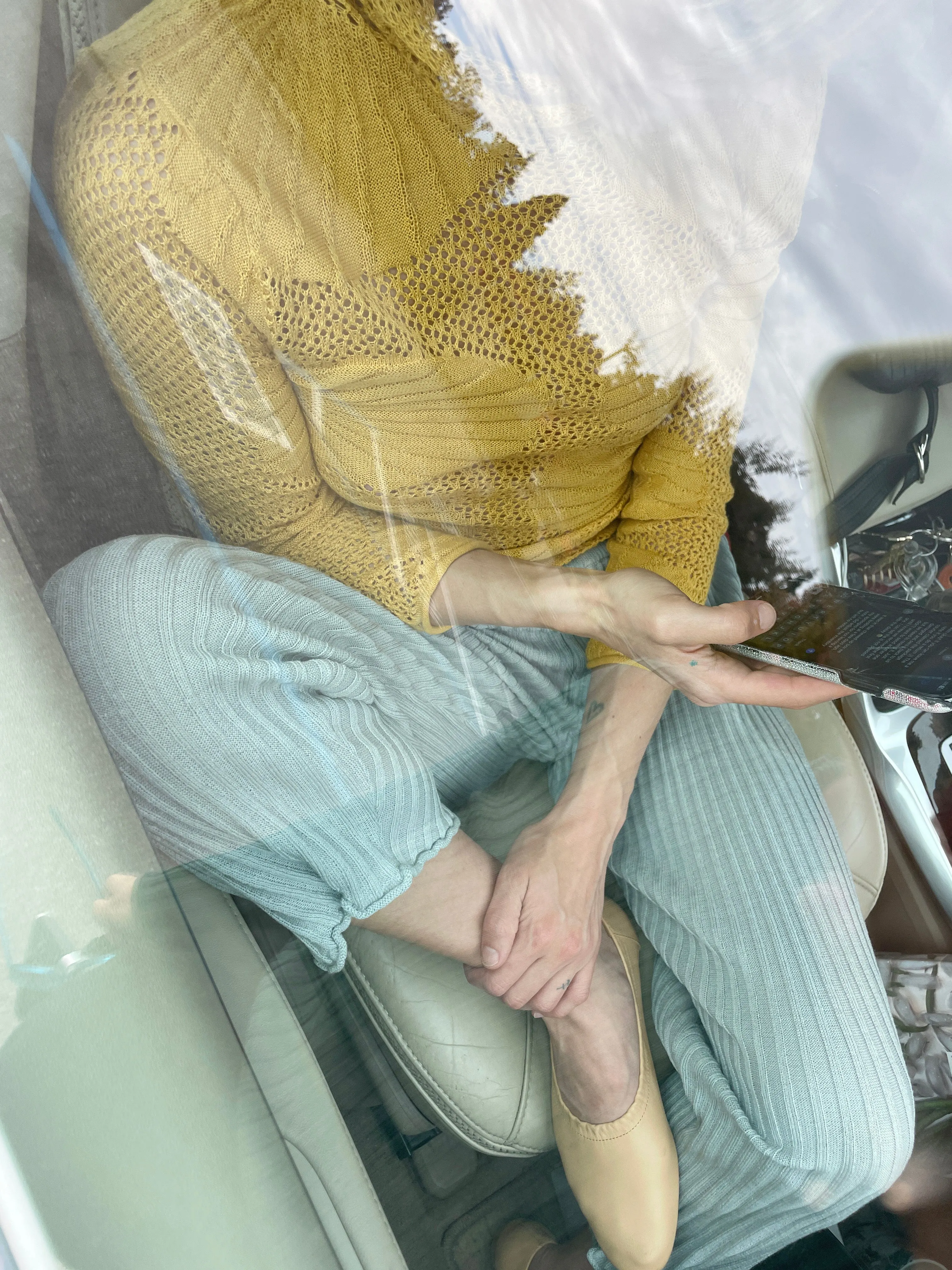 Beklina Merino Ribbed Joggers Cement sold by Beklina product image thumbnail 2