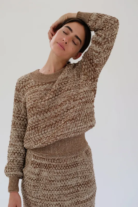 Beklina Mar Monte Sweater Cocoa sold by Beklina