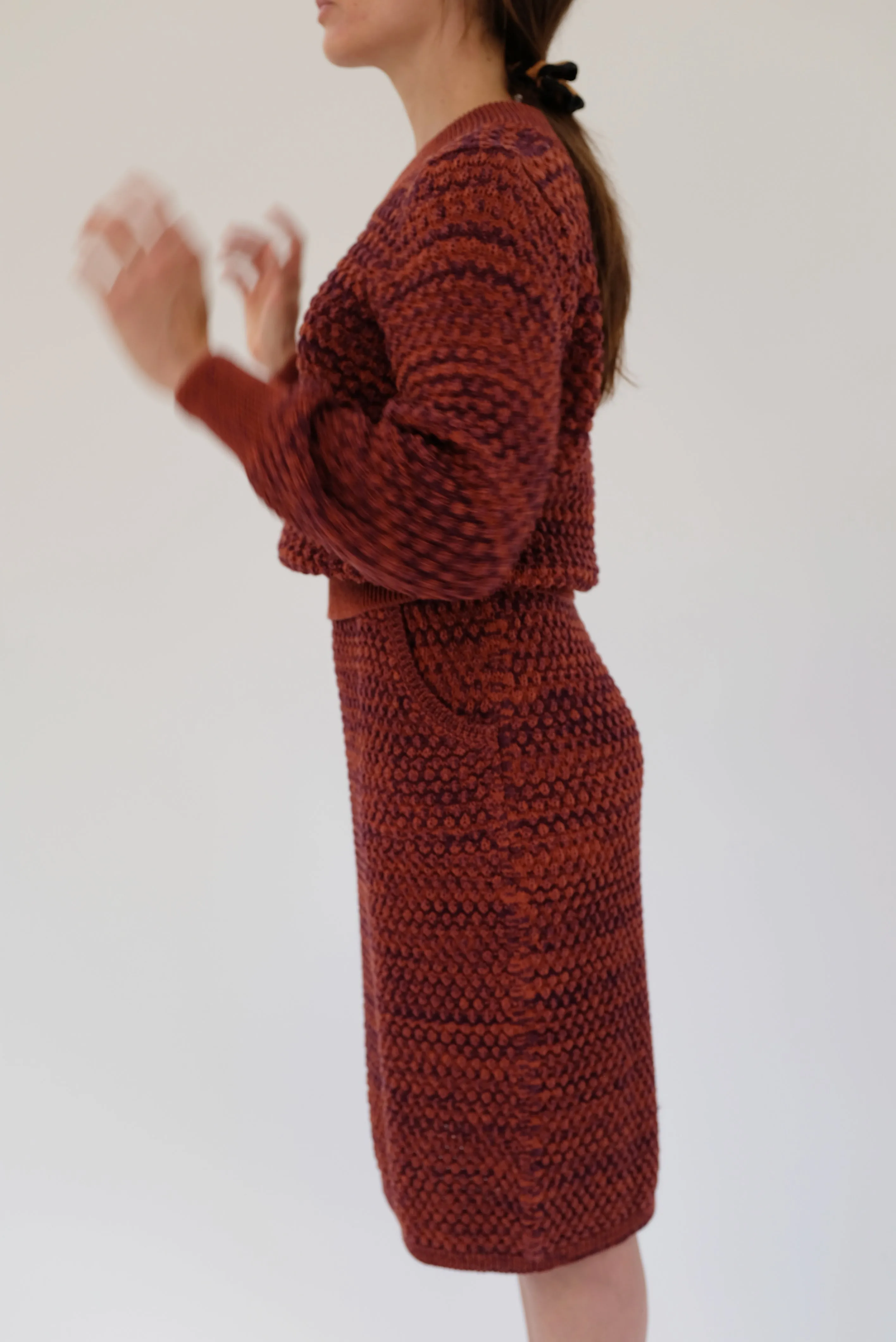 Beklina Mar Monte Sweater Clay / Plum sold by Beklina product image thumbnail 3