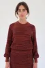 Beklina Mar Monte Sweater Clay / Plum sold by Beklina