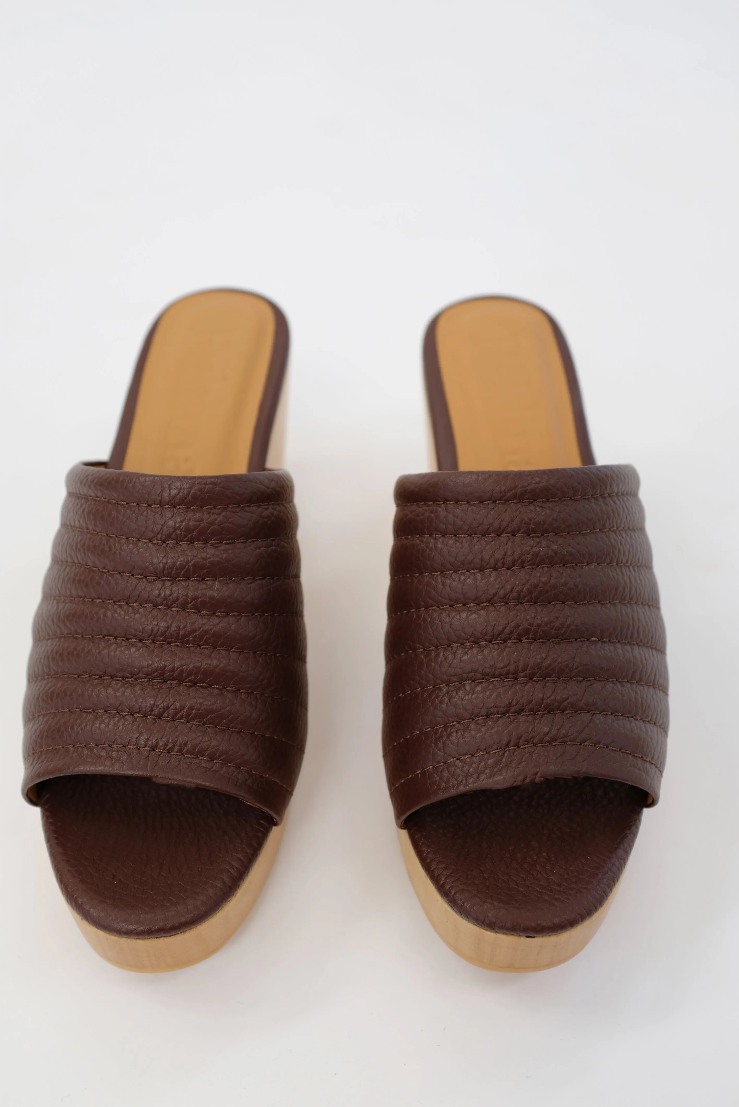 Beklina Ribbed Clog Open Toe Castagna sold by Beklina product image thumbnail 4