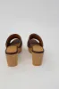 Beklina Ribbed Clog Open Toe Castagna sold by Beklina