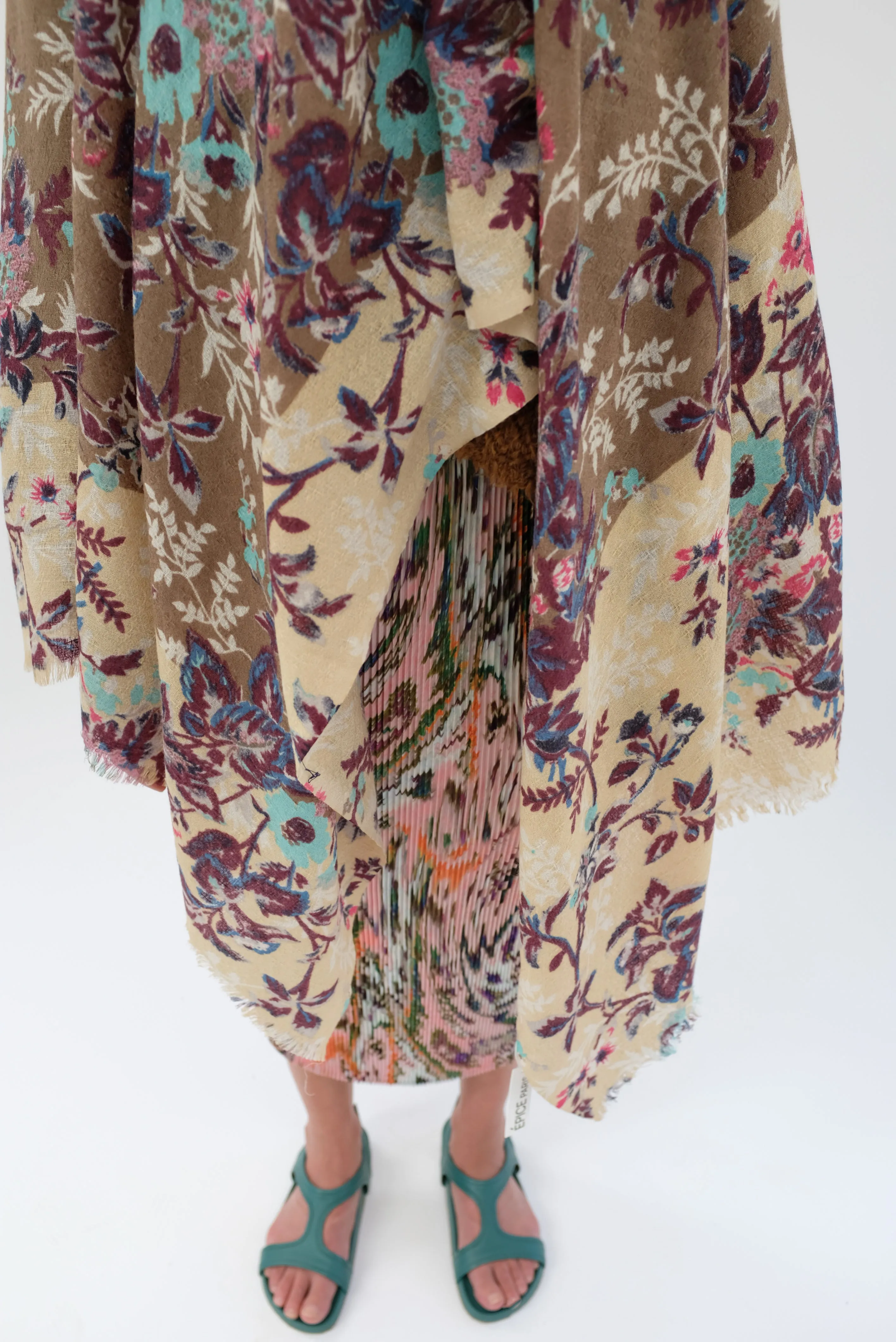 Epice Bandana Scarf Fleur 2 Walnut sold by Beklina product image thumbnail 4