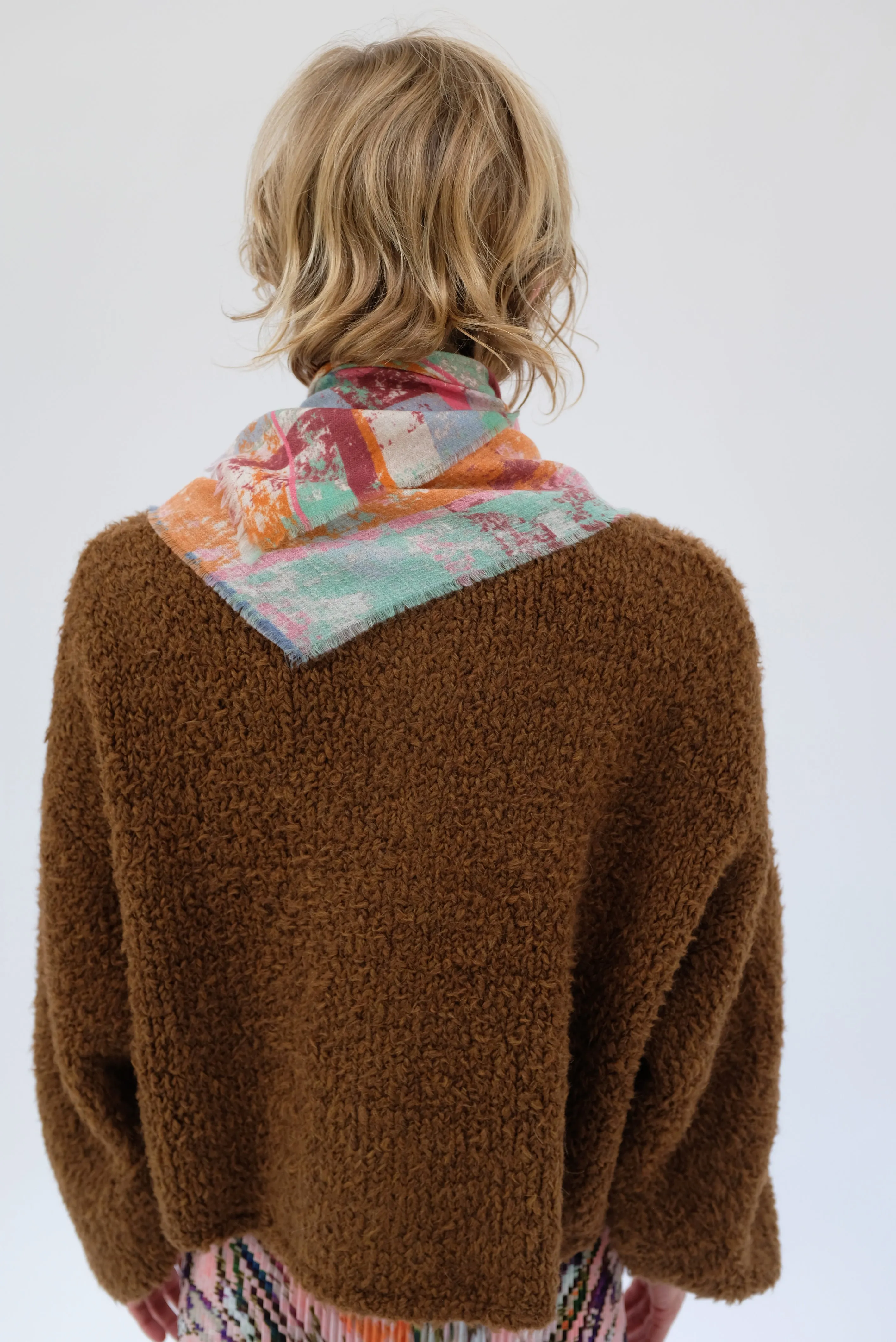 Epice Bandana Scarf Pink Abstract sold by Beklina product image thumbnail 4