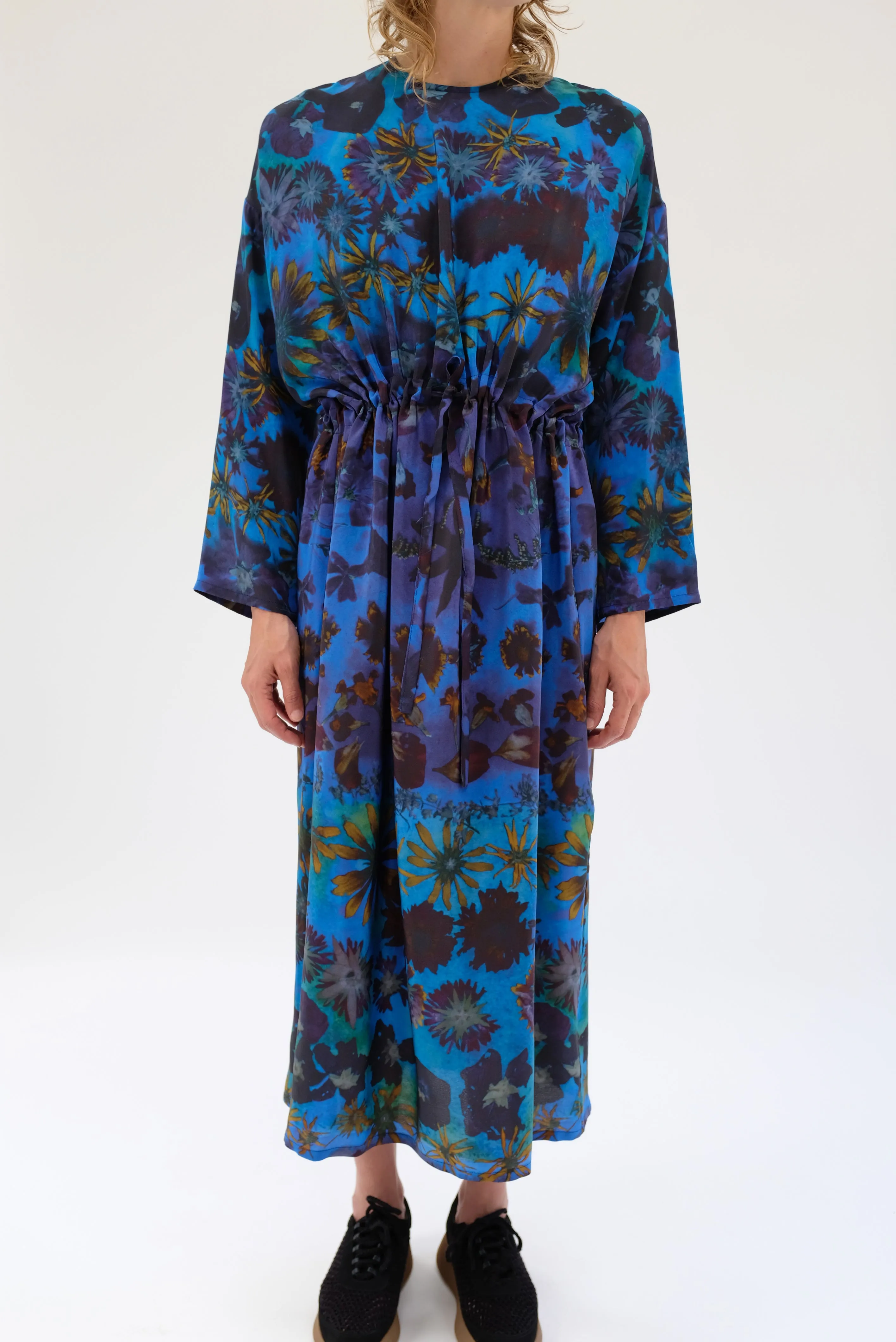 Anntian Simple Silk Dress Print E sold by Beklina product image thumbnail 5